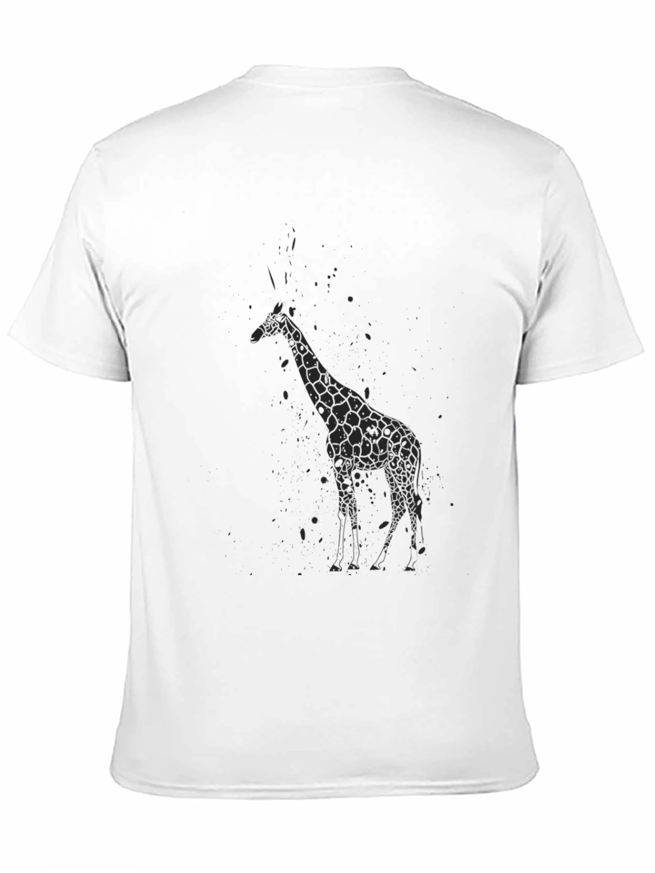 Black Black Giraffe Graphic T-Shirt - Men's Style view 11