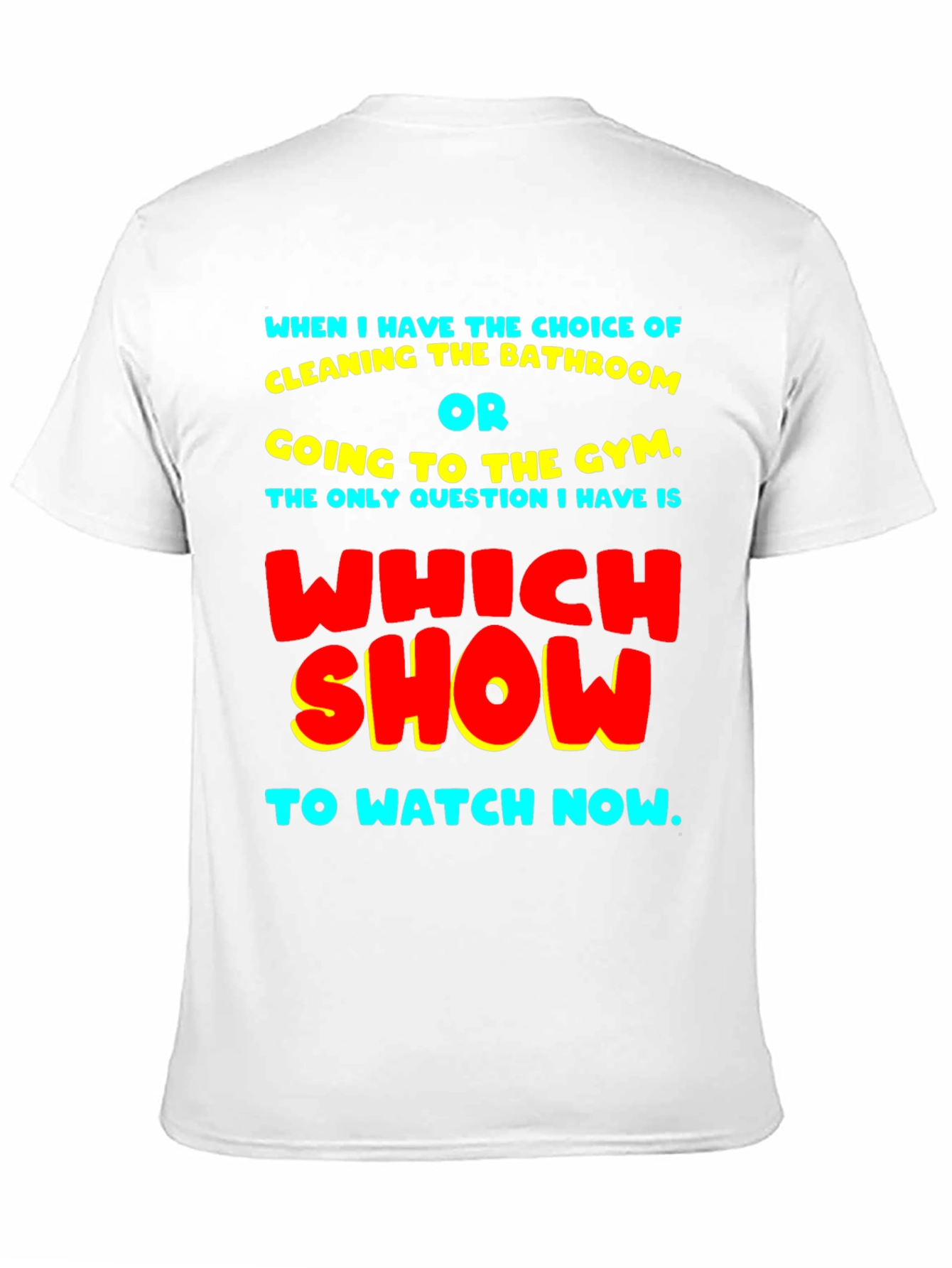 Black Funny Choice of Show T-Shirt view 11