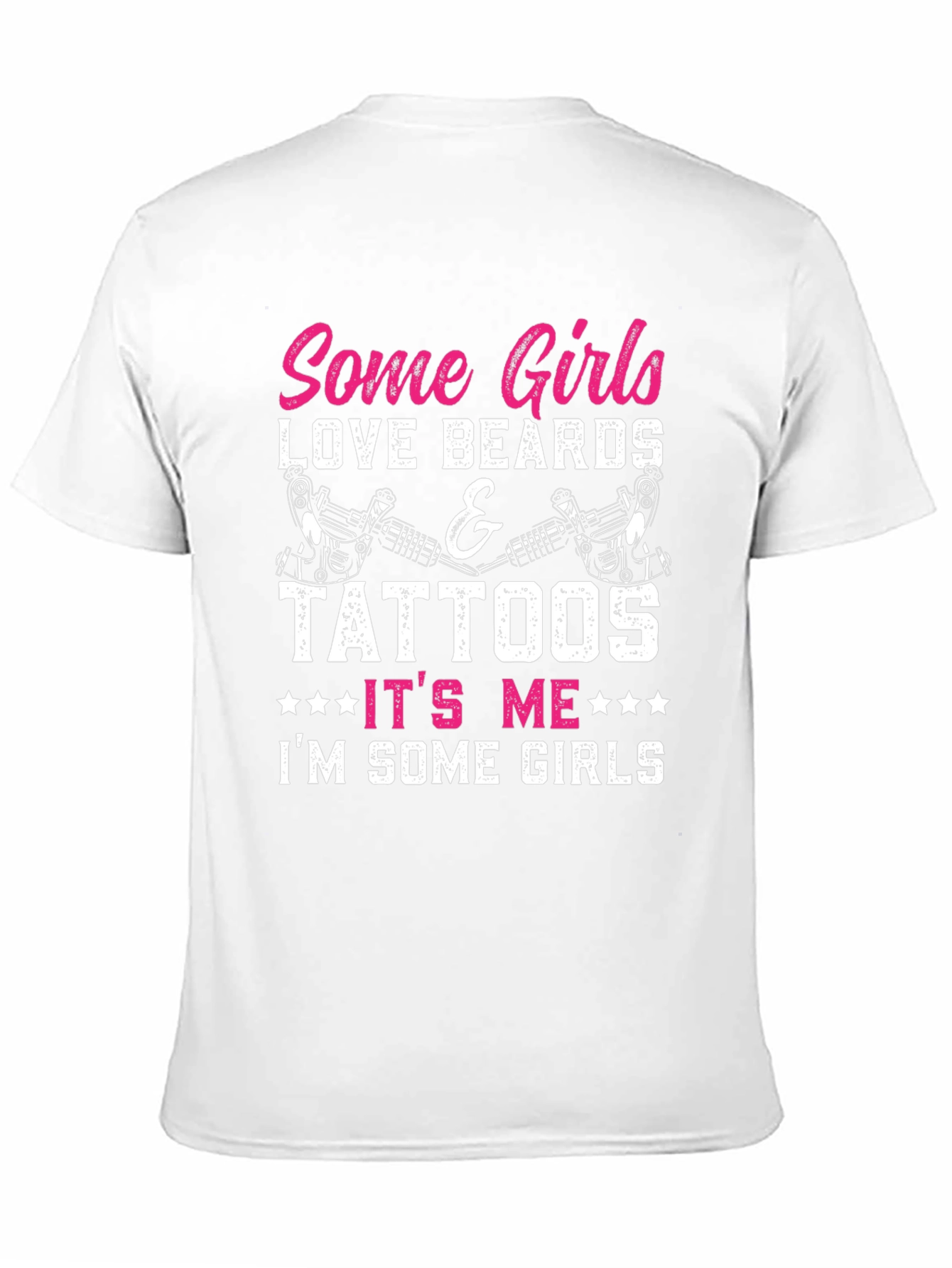 Black Some Girls Love Beards & Tattoos Graphic Tee view 11