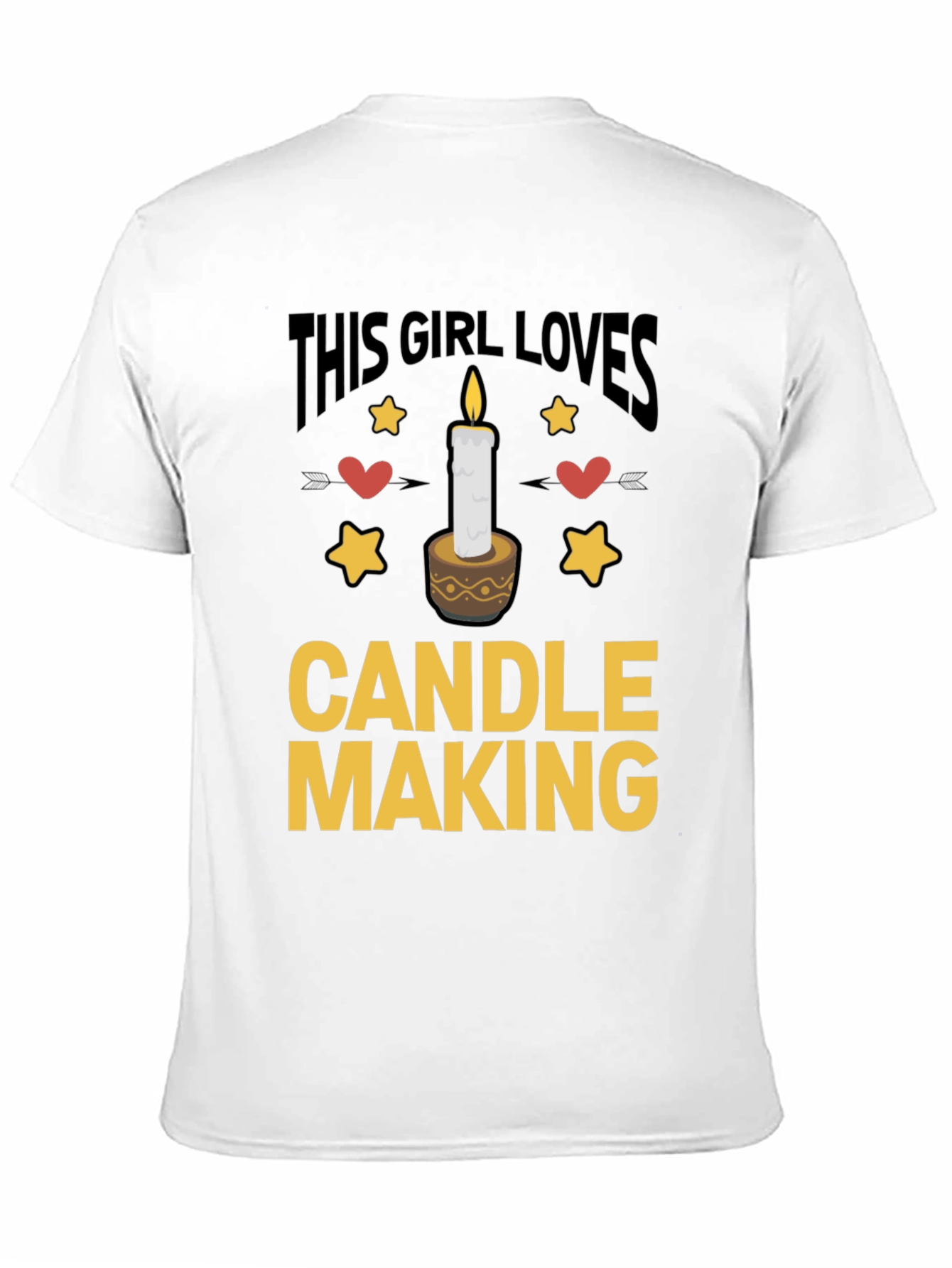 Black This Girl Loves Candle Making T-Shirt view 11