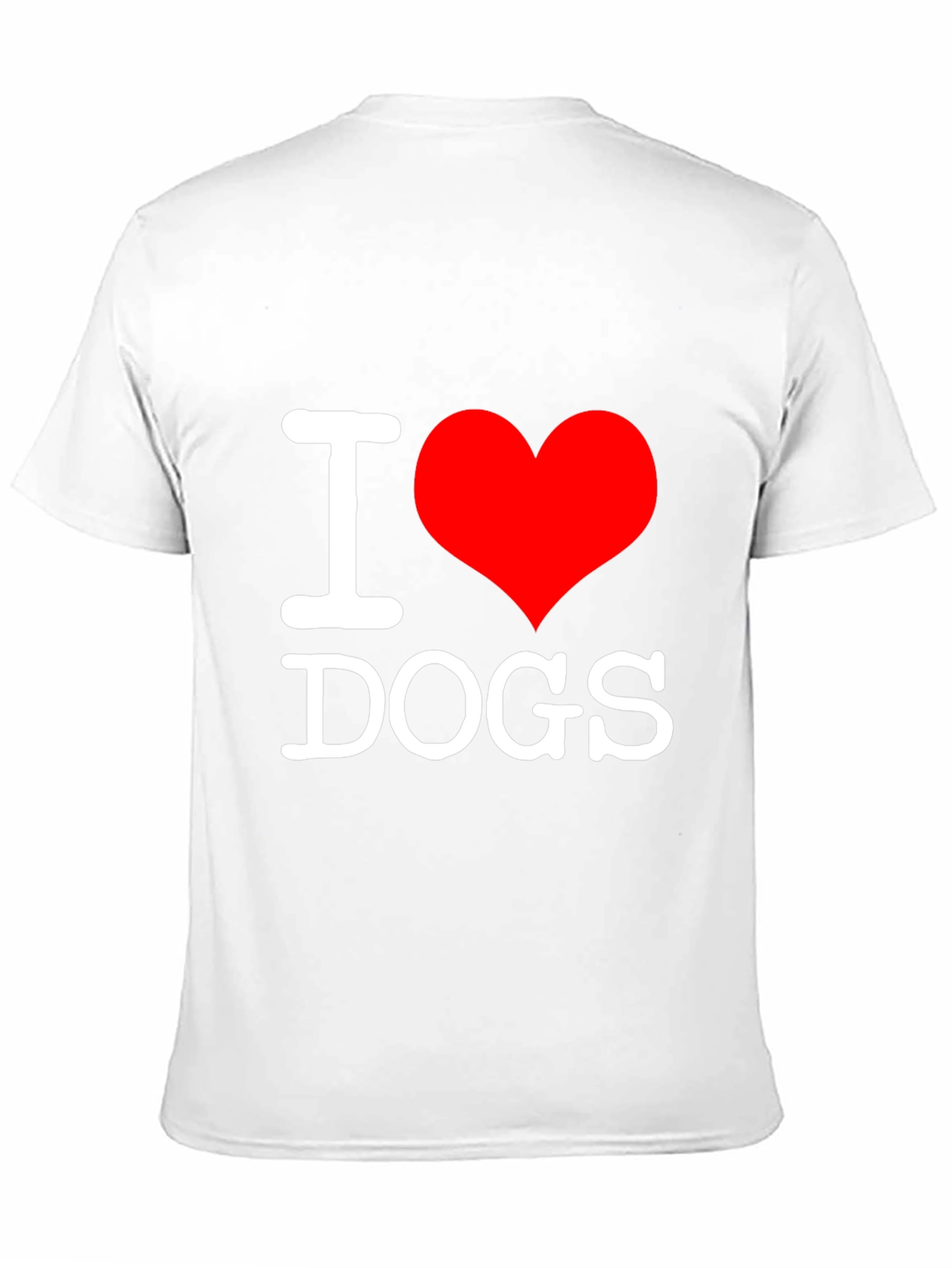Black I Heart Dogs Black T-Shirt view 11