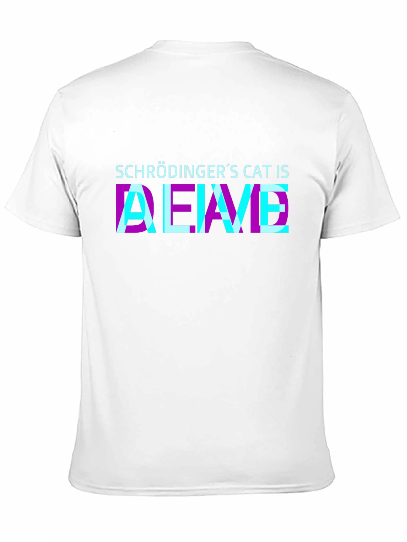 Black Schrödinger's Cat Is Alive T-Shirt view 11
