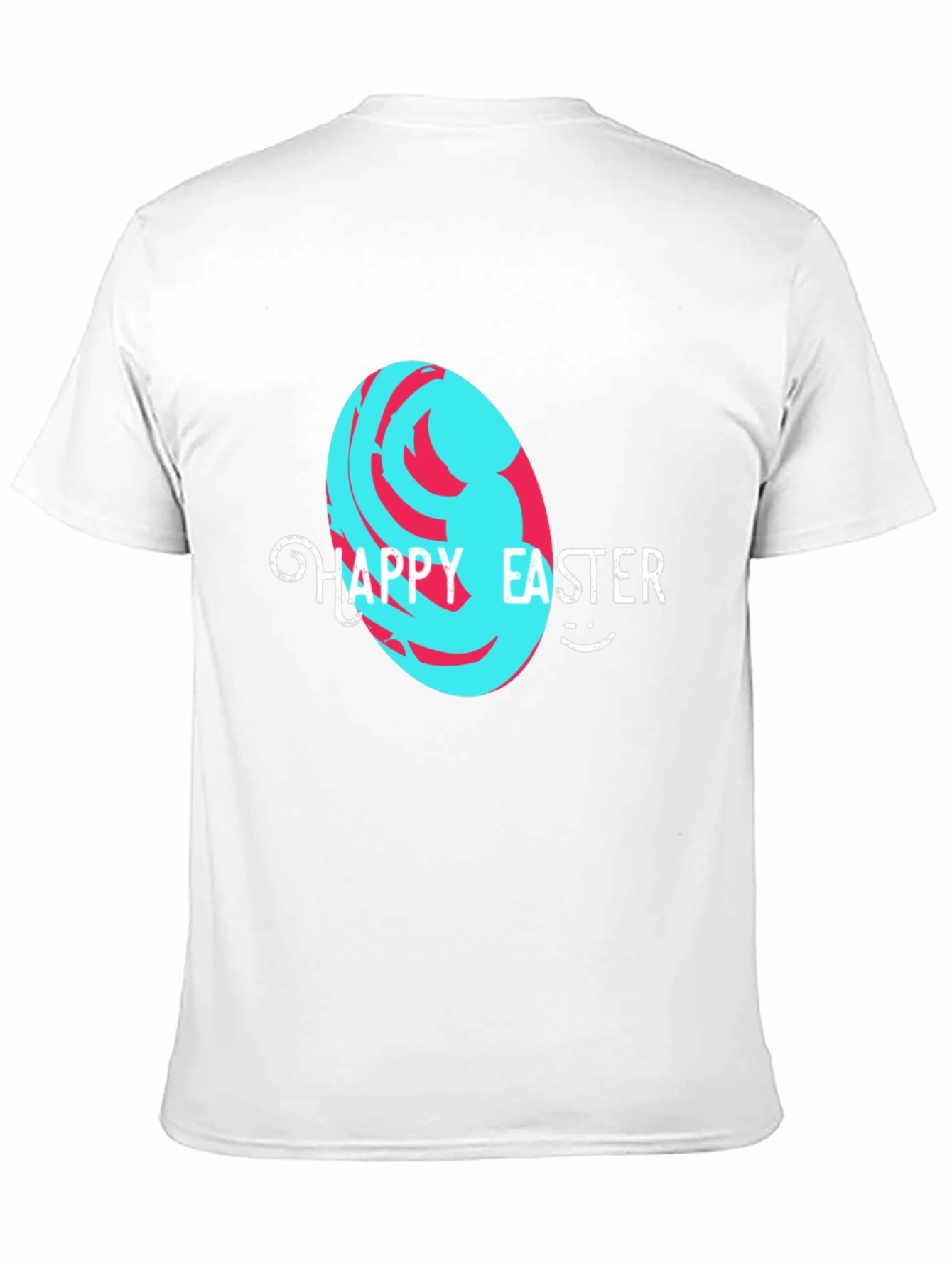 Camiseta Negra "Felices Pascuas" Diseño Huevo