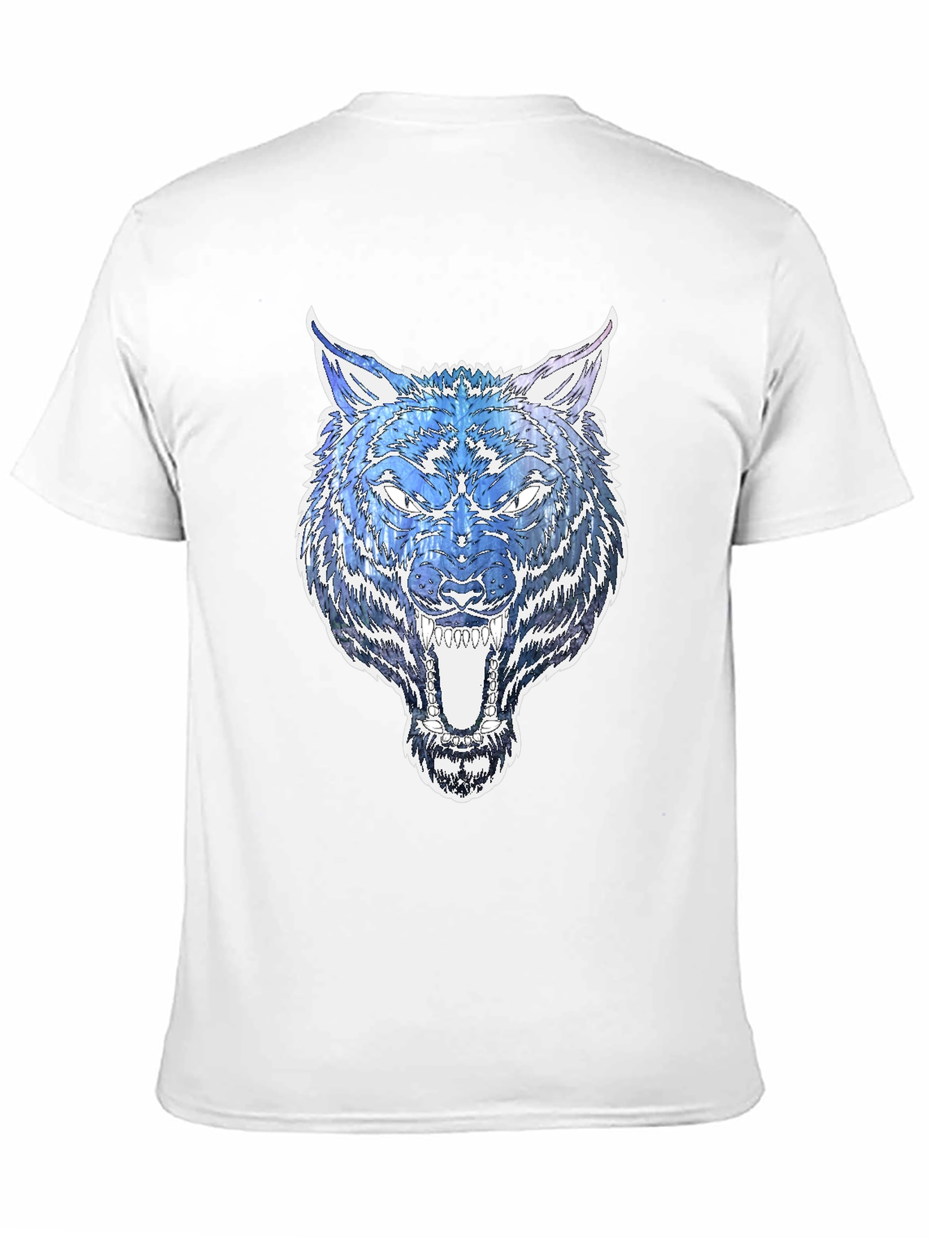 Black Black Wolf Graphic Tee - Bold & Stylish view 11