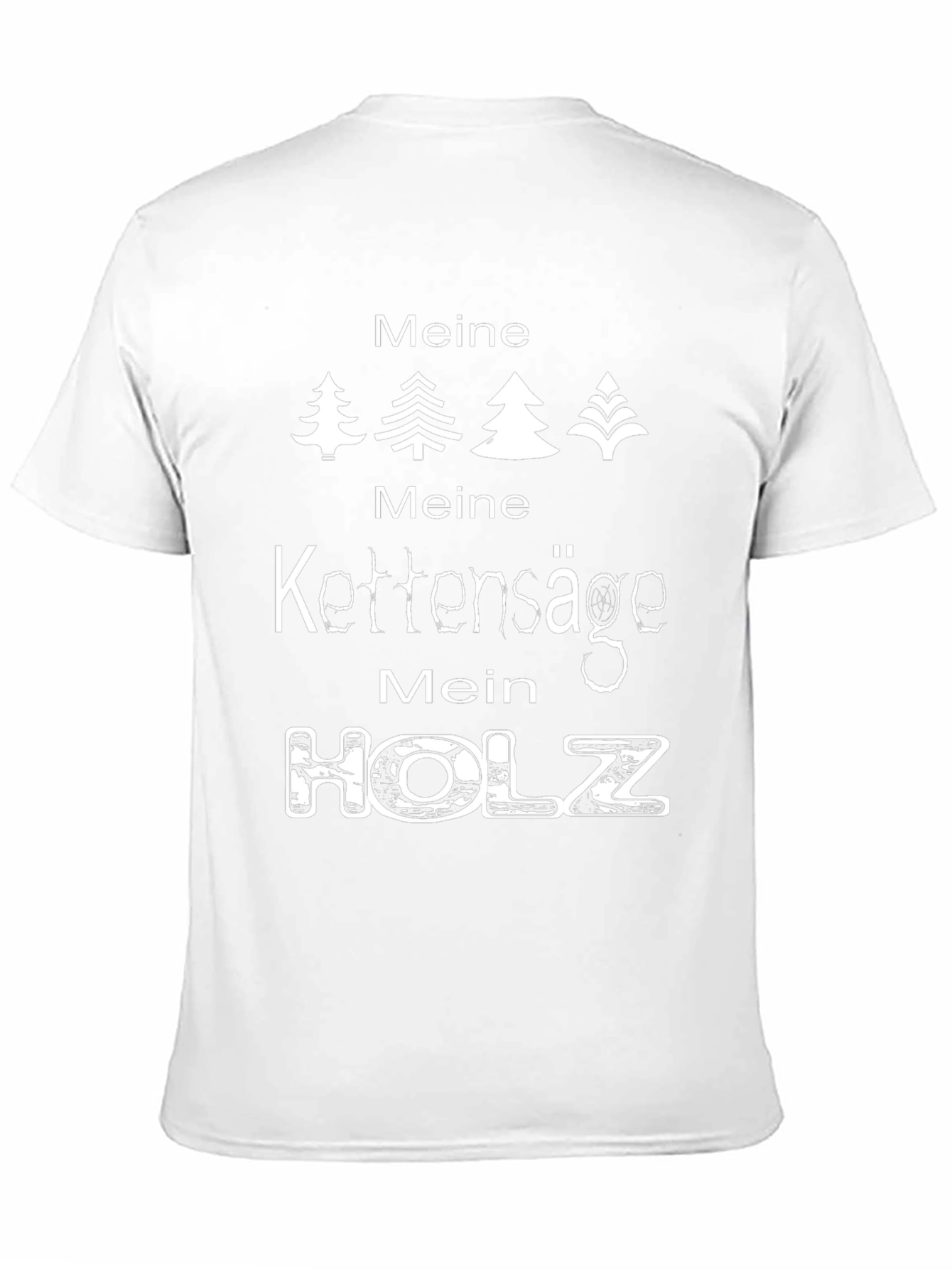 Black Meine Kettensäge Mein Holz T-Shirt view 11