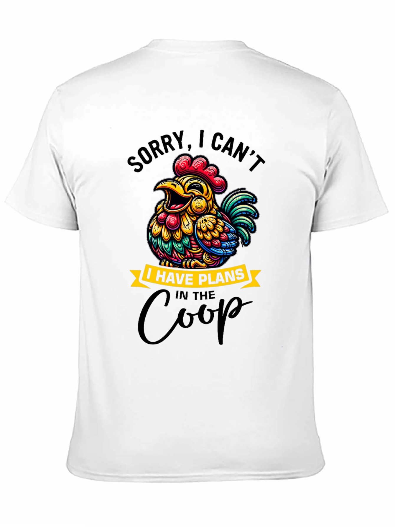 Black Funny Chicken Coop Plans Graphic T-Shirt view 11