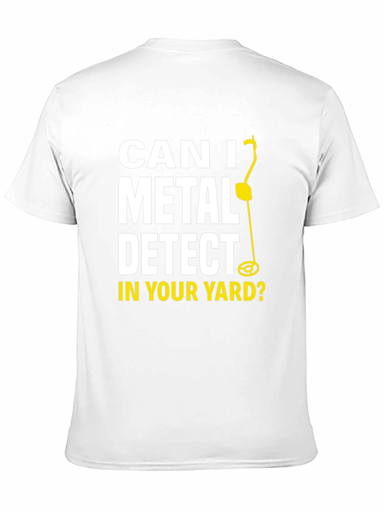 Black Metal Detecting Humor T-Shirt view 11