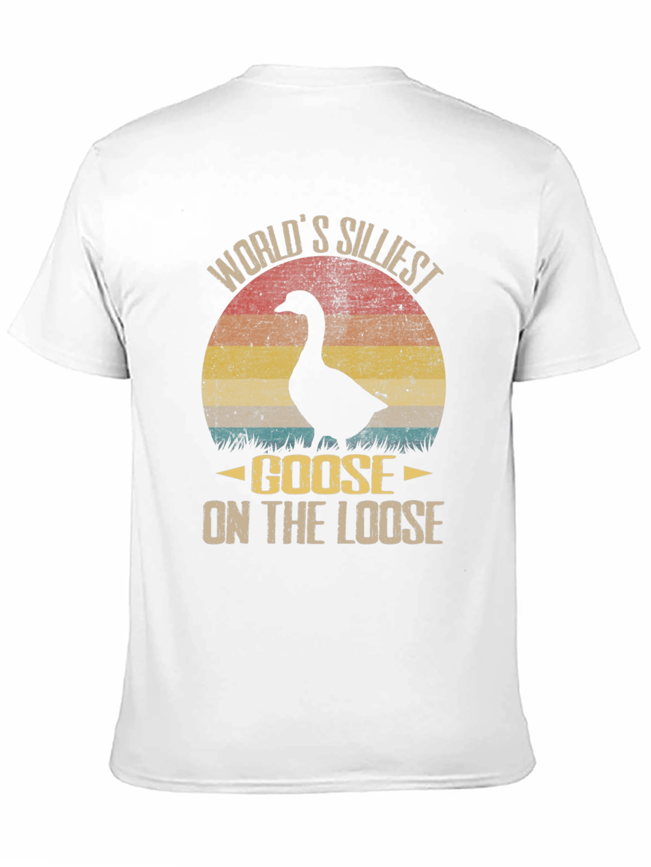 Black World's Silliest Goose T-Shirt view 11