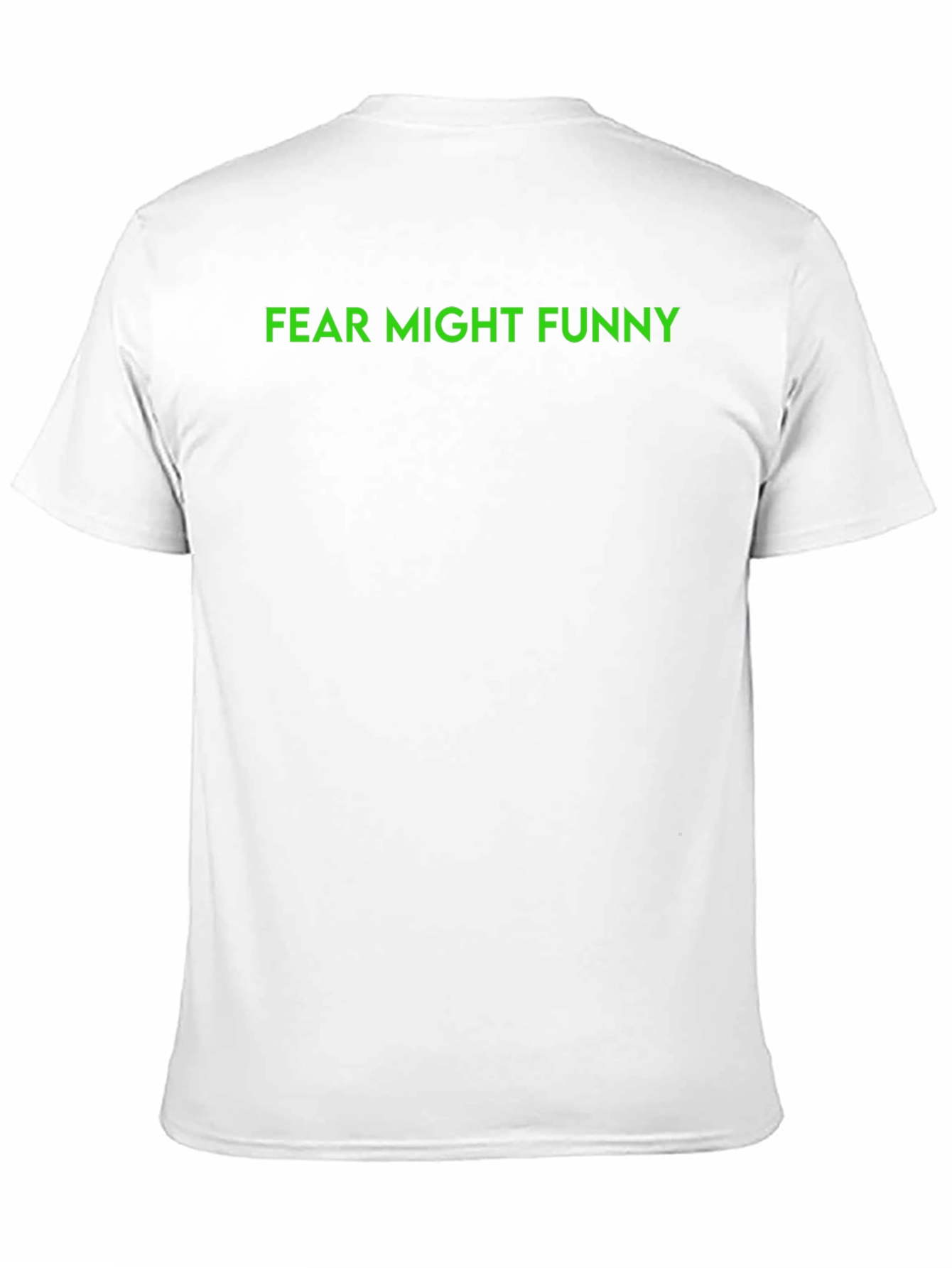 Black Fear Might Funny Graphic Tee - Black view 11