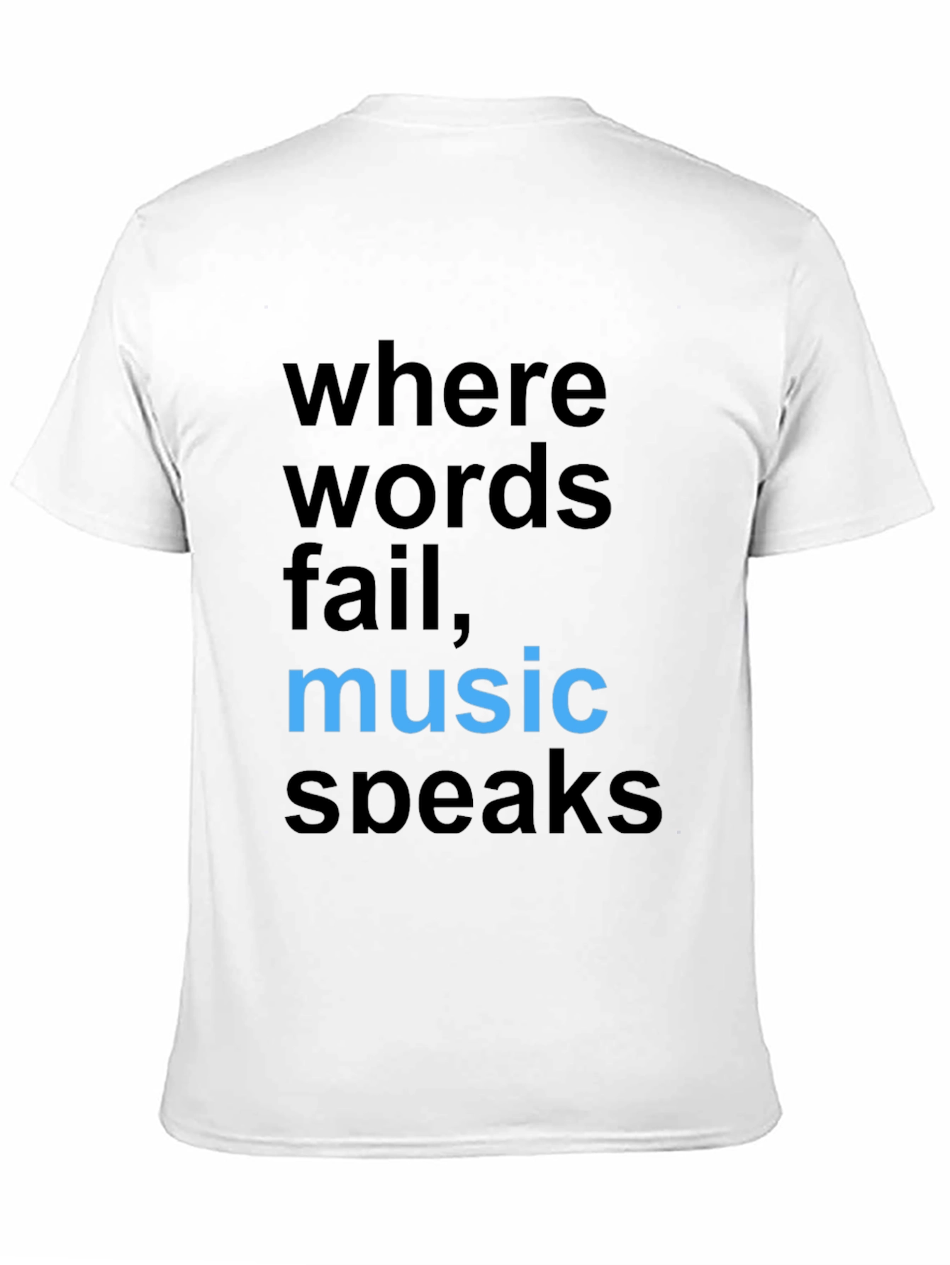 Black Music Speaks Graphic Tee - Stylish Cotton Comfort view 11