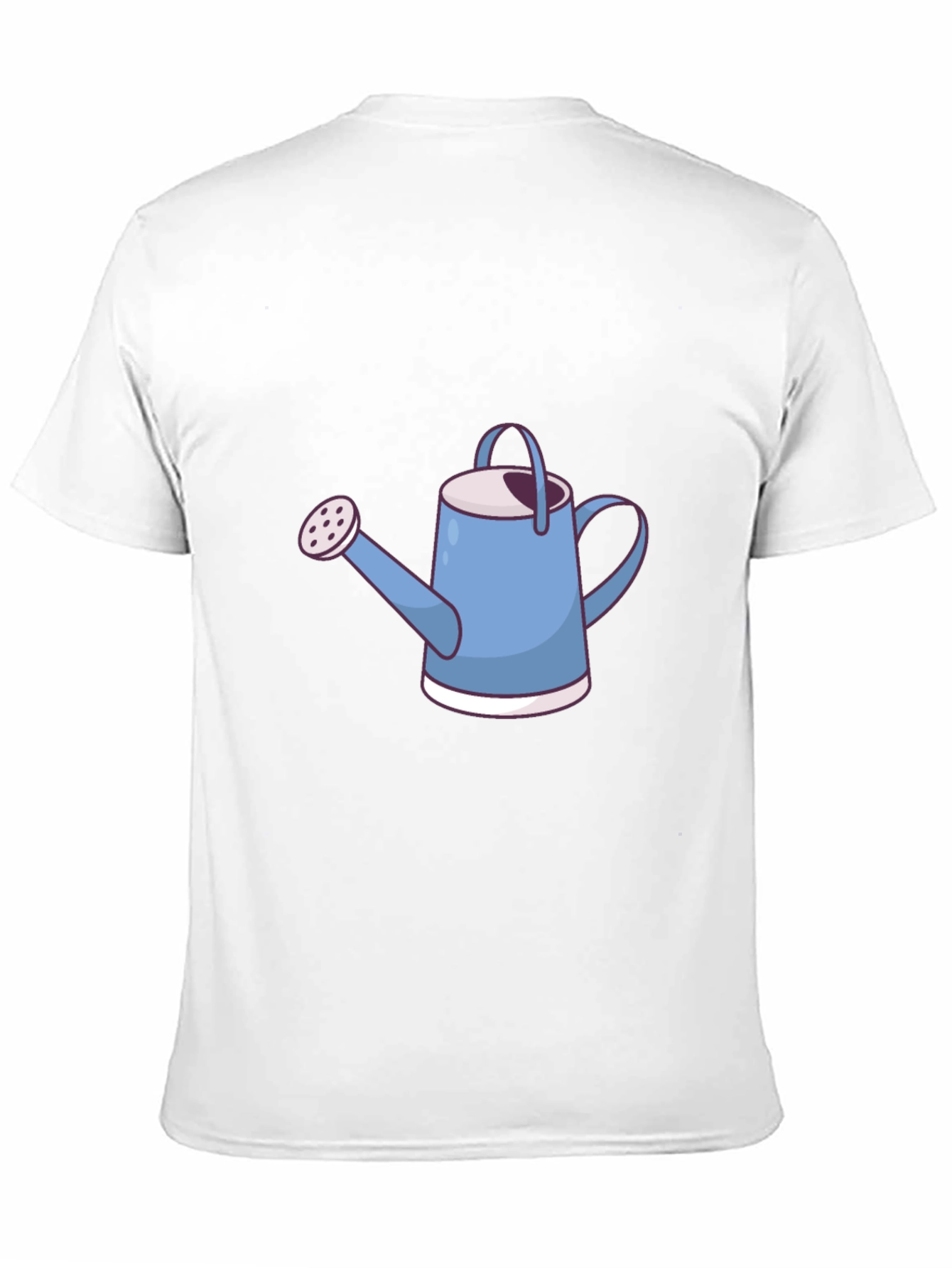 Black Cute Watering Can Graphic Tee view 11