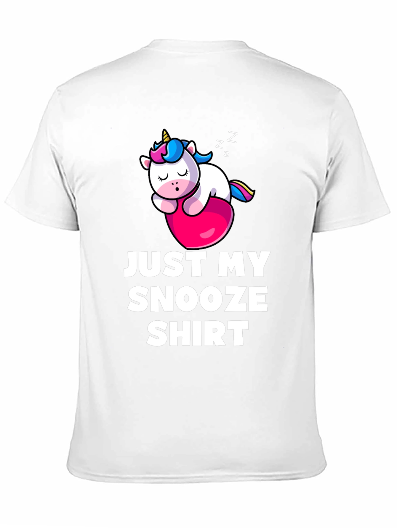 Black Just My Snooze Shirt - Unicorn Sleep Tee view 11