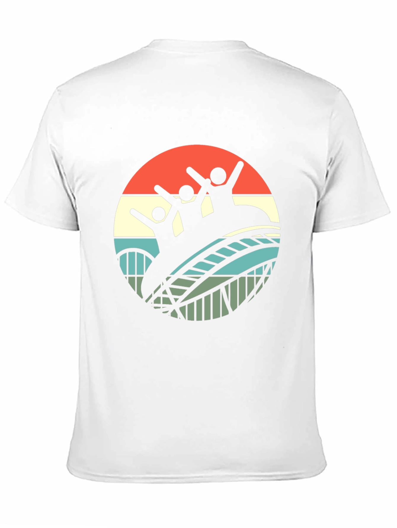 Black Retro Roller Coaster Ride T-Shirt - Black view 11