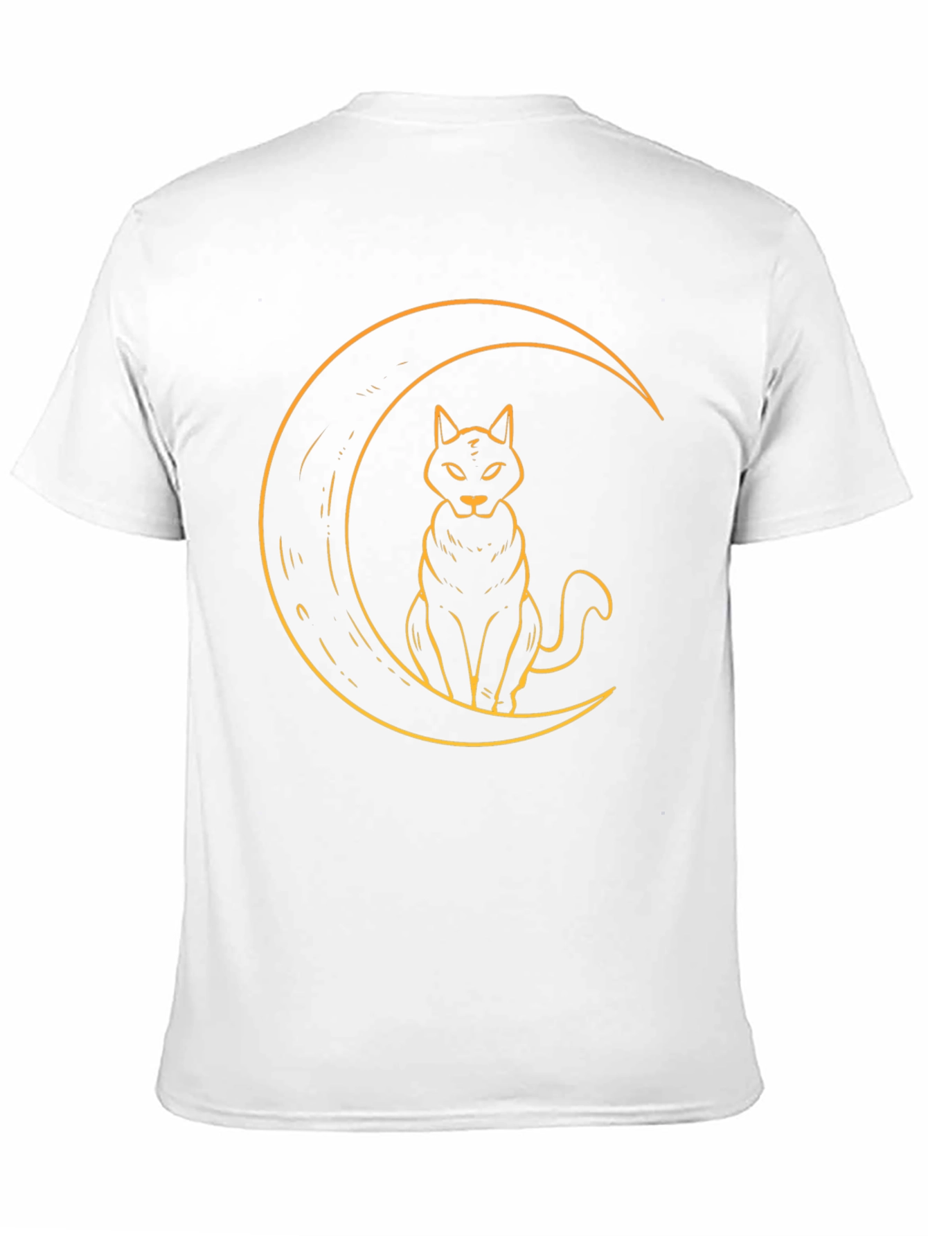Black Cat Moon Graphic T-Shirt - Soft Cotton Tee view 11