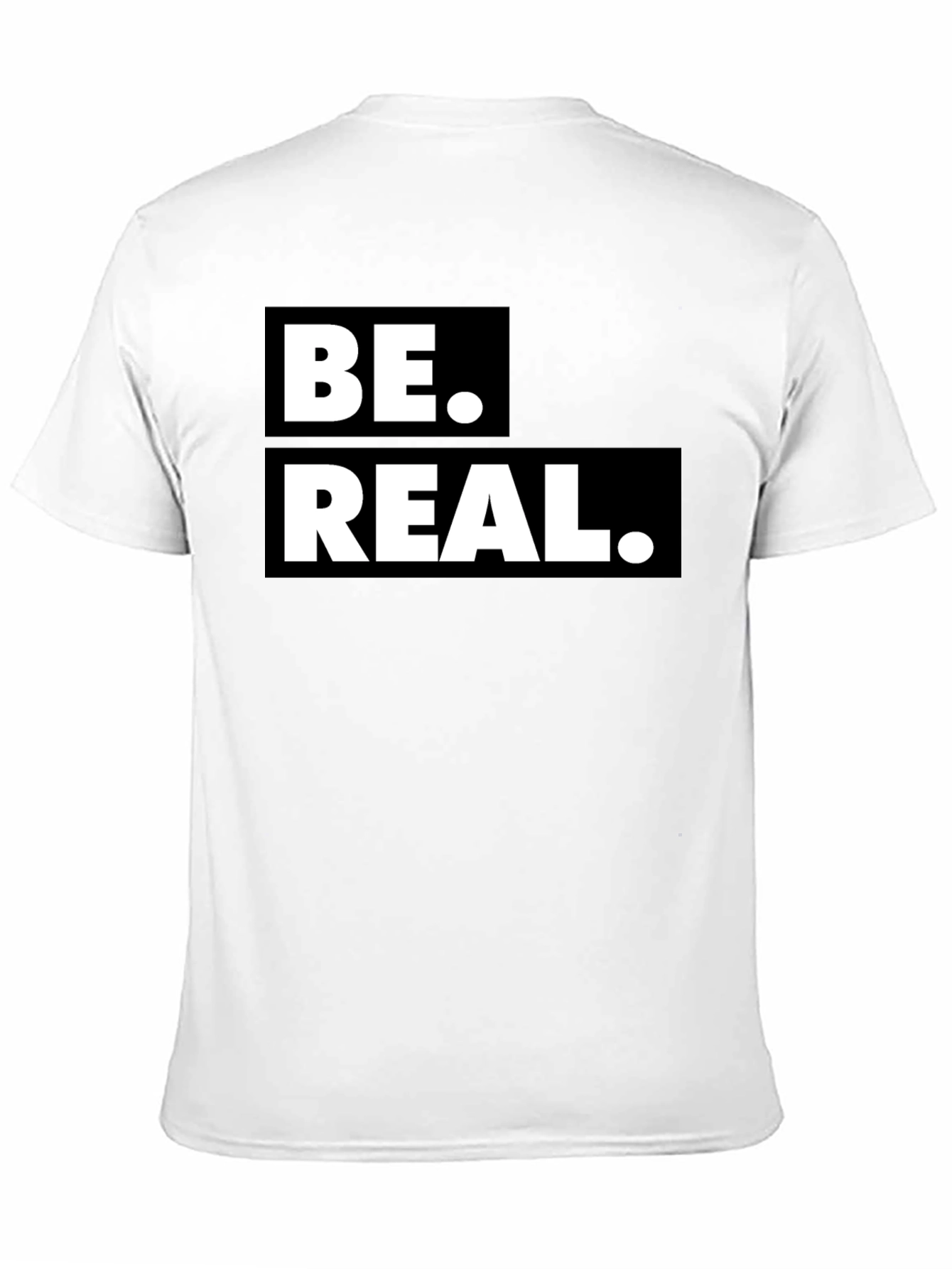 Black Be Real Graphic T-Shirt - Trendy Casual Tee view 11