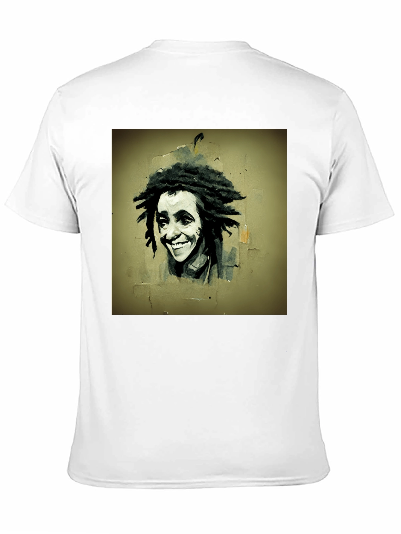 Black Rasta Portrait Graphic Tee - Unique Style view 11