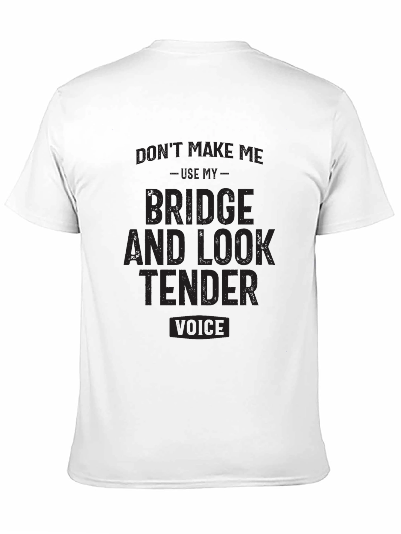 Black Bridge and Look Tender Voice Black T-Shirt view 11