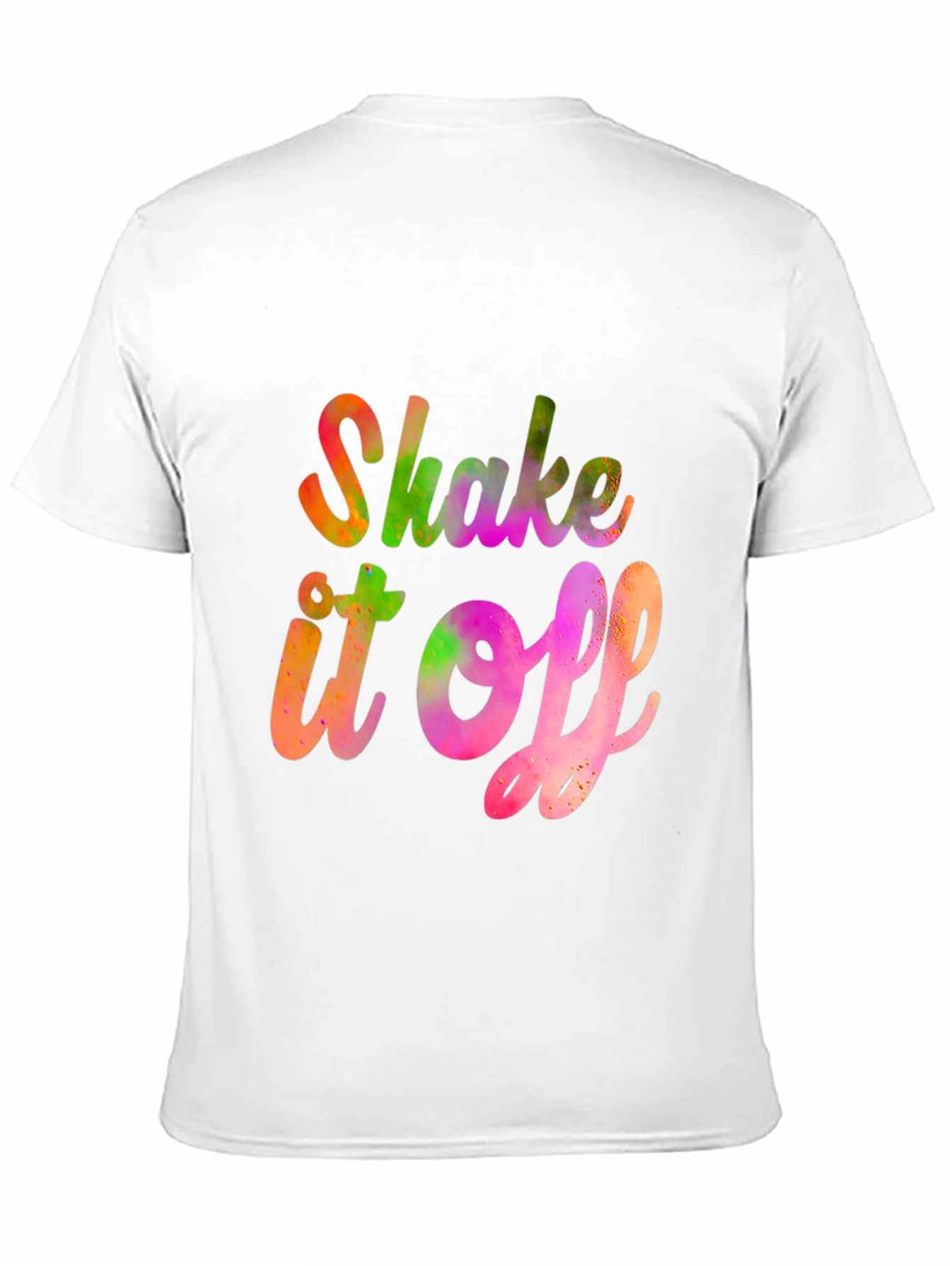 Black Shake It Off Graphic Tee - Vibrant Trendy Design view 11