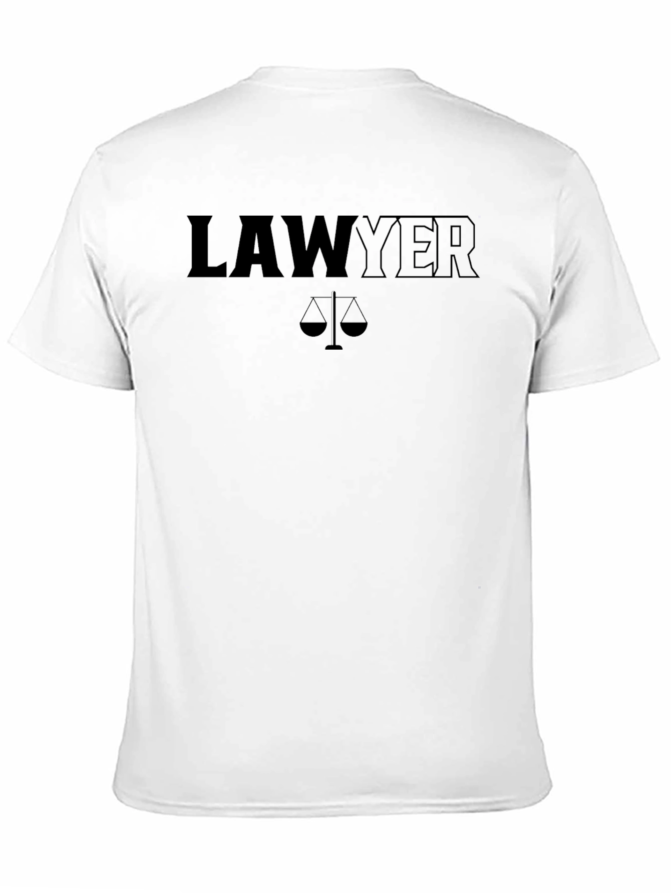 Lawyer Scales of Justice Graphic T-Shirt - 11