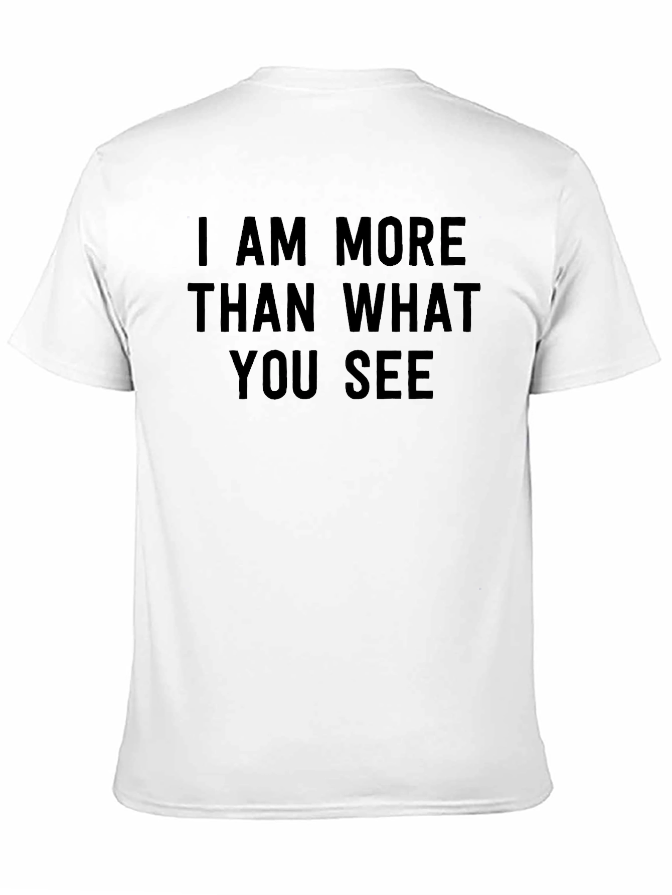 Black I Am More Than What You See Graphic Tee - Black view 11