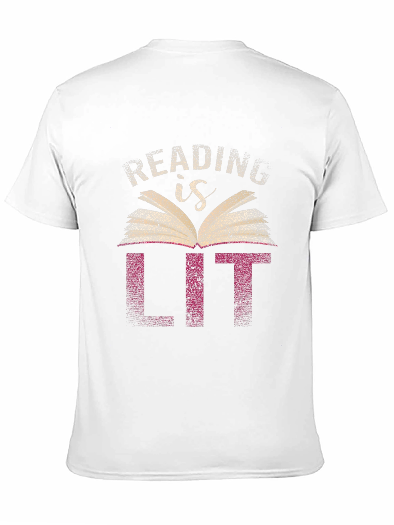 Black Reading is Lit Graphic Tee - Book Lover T-Shirt view 11