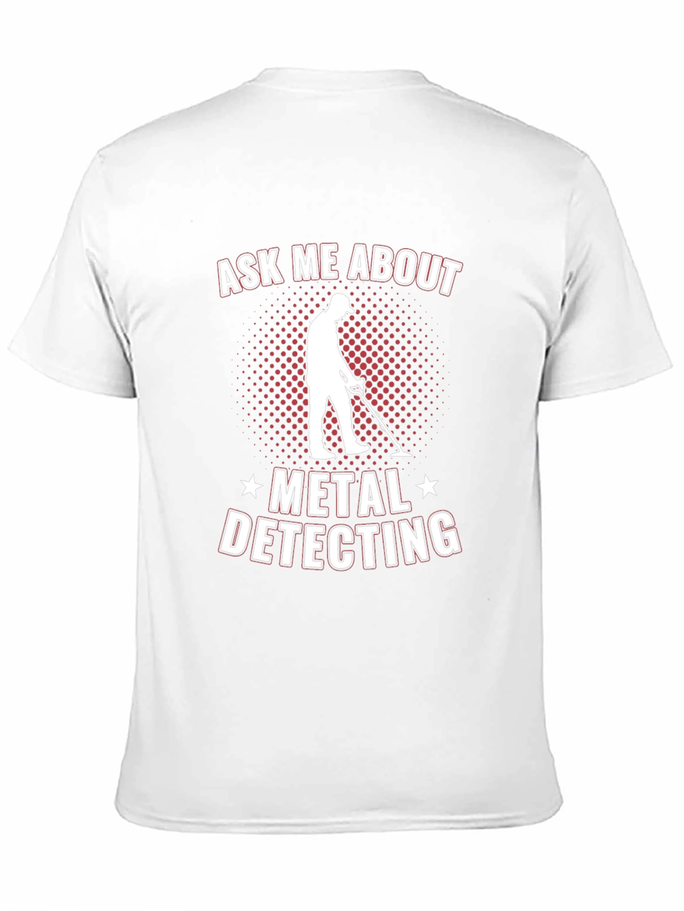 Black Ask Me About Metal Detecting T-Shirt view 11