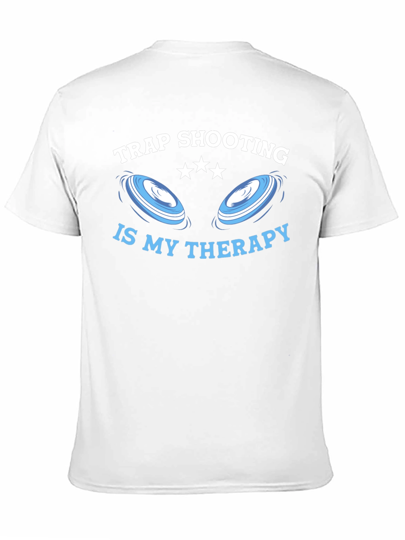Black Trap Shooting Therapy T-Shirt view 11