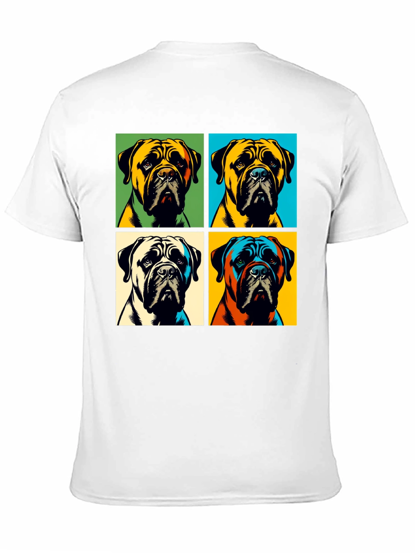 Black Pop Art Dog T-Shirt - Stylish Graphic Tee view 11