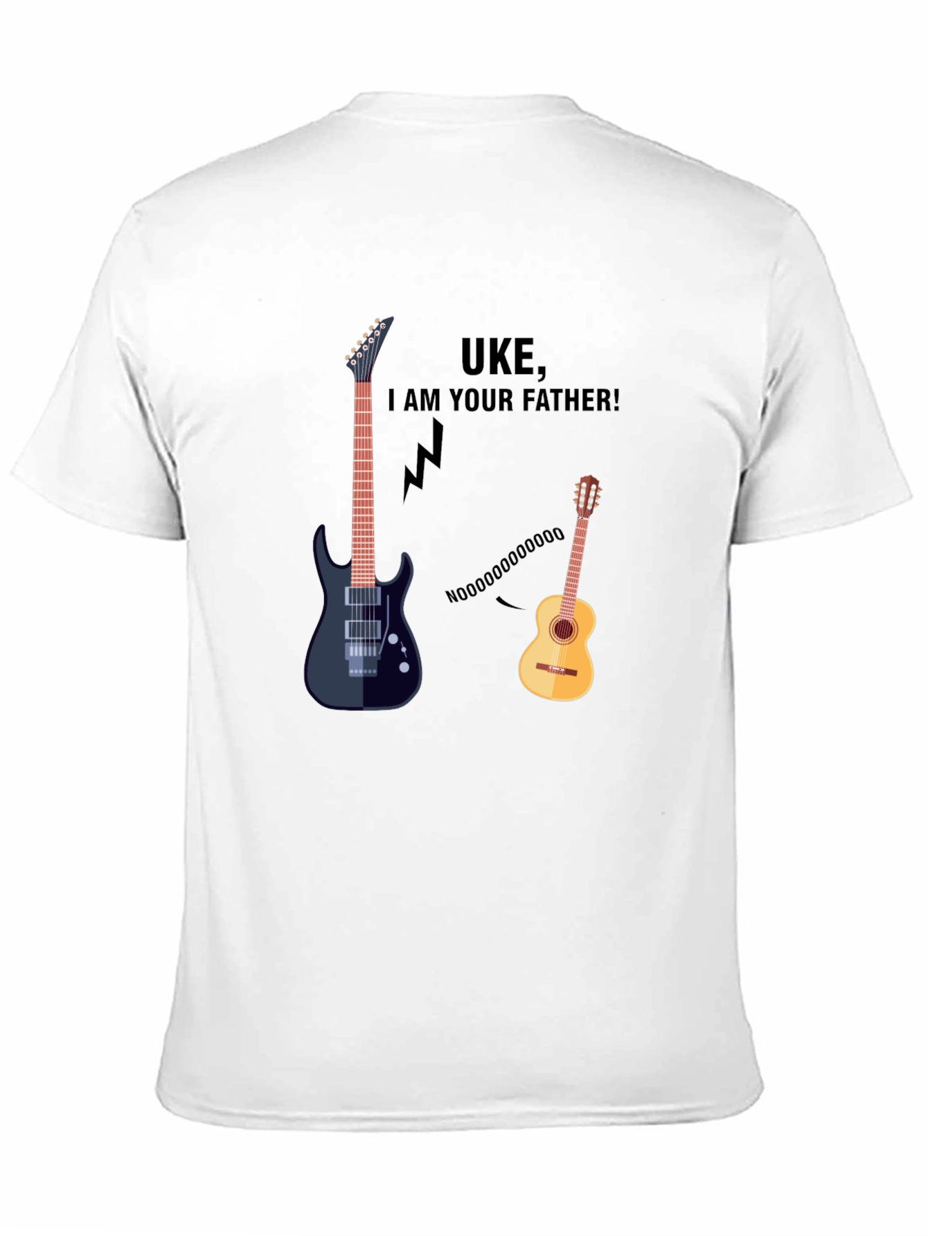 Black Uke I am Your Father T-Shirt view 11