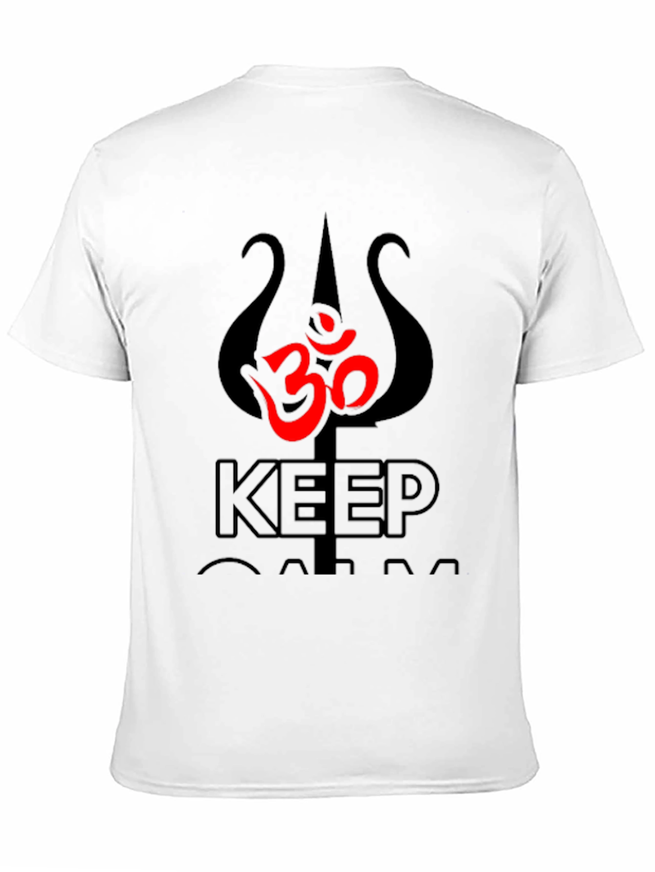 Black Om Symbol Black T-Shirt view 11