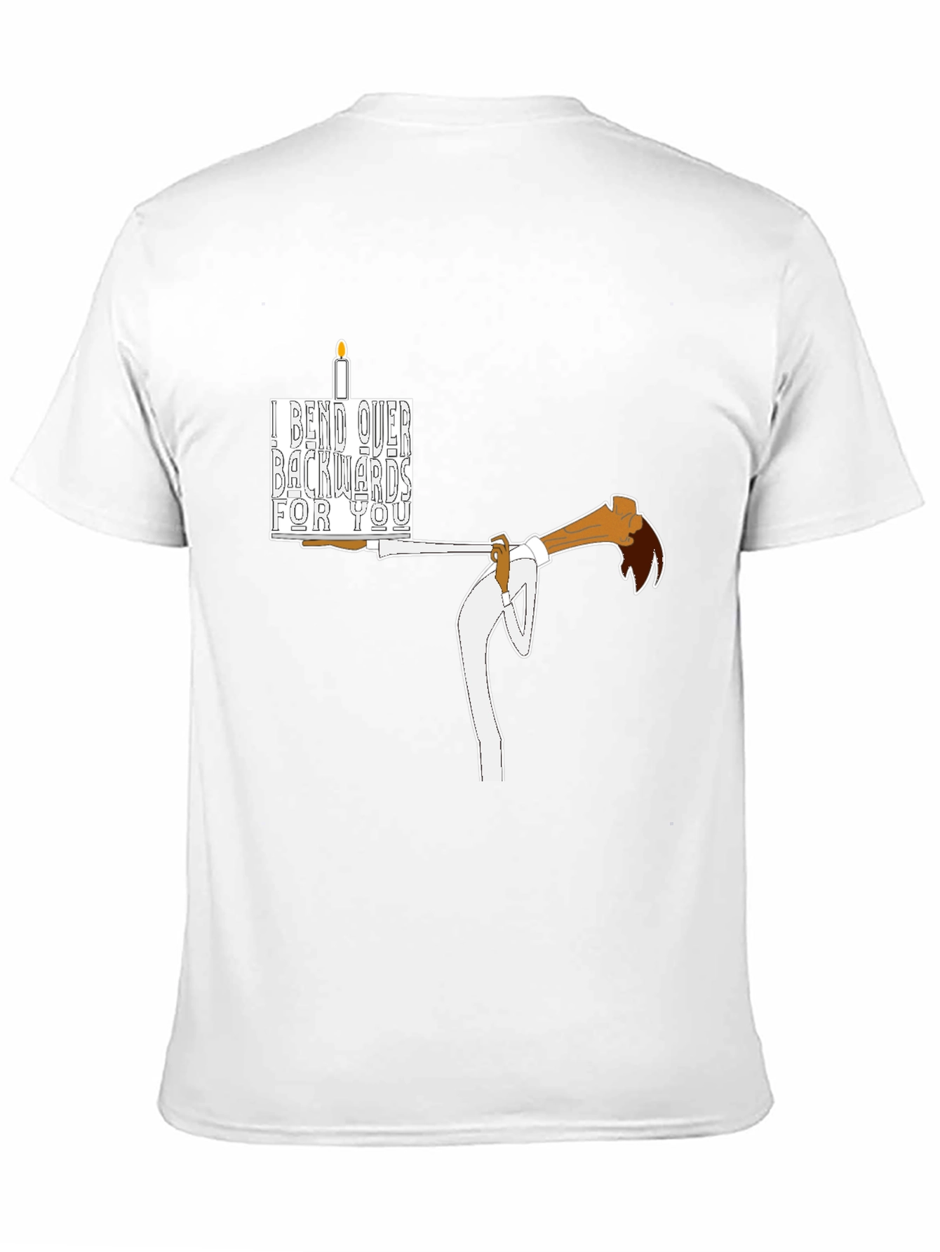 Black I Bend Over Backwards For You T-Shirt view 11