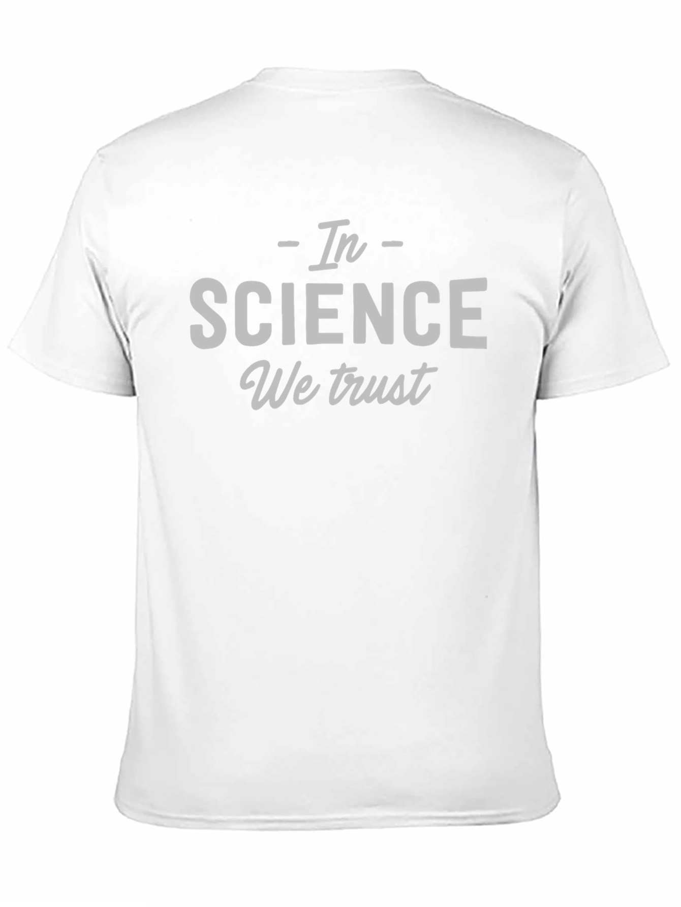 Black Science We Trust Graphic Tee - Modern Casual T-Shirt view 11