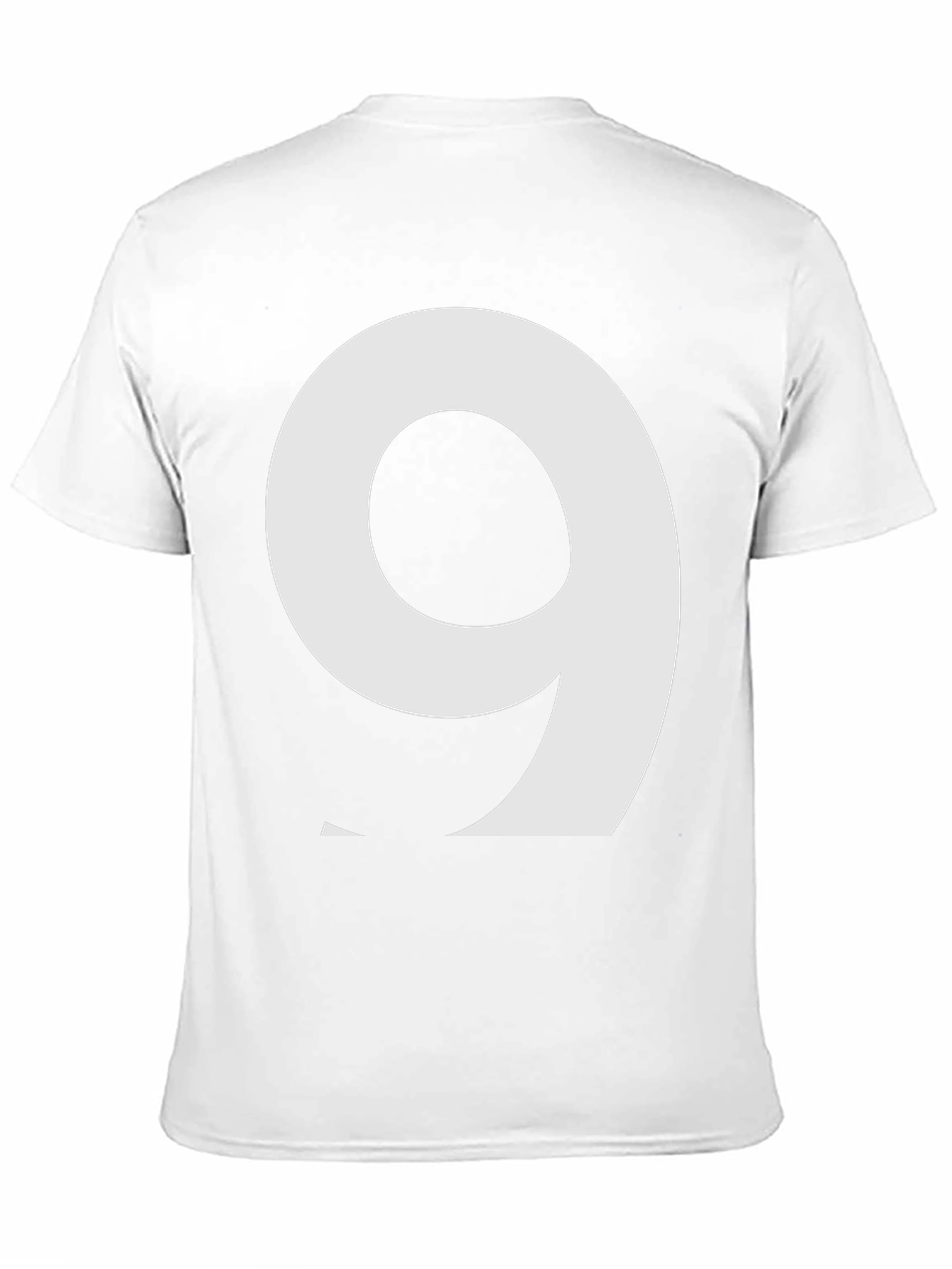 Black Number 9 Graphic Tee - Bold & Stylish Cotton Shirt view 11
