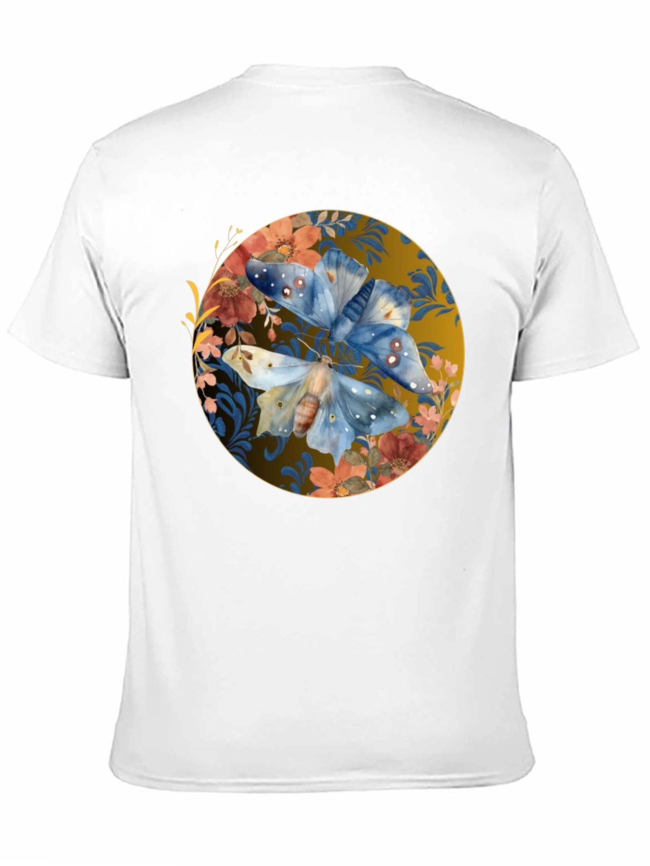 Butterfly Floral T-Shirt - Stylish Men's Tee - 11