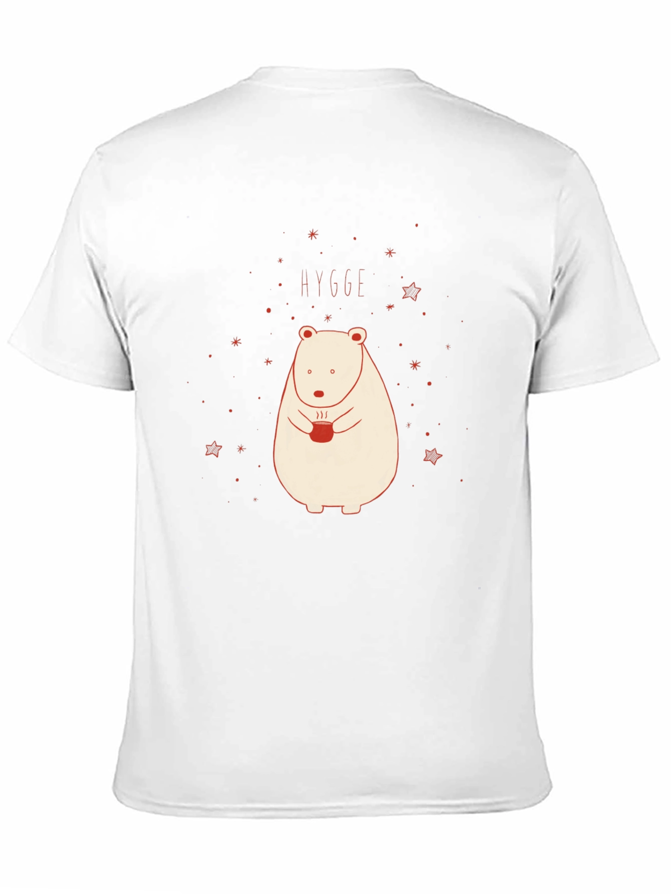 Black Hygge Bear T-Shirt - Cozy Comfort view 11