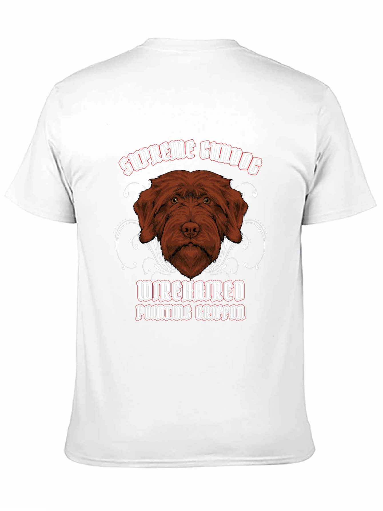 Black Supreme Gundog Wirehaired Pointing Griffon T-Shirt view 11