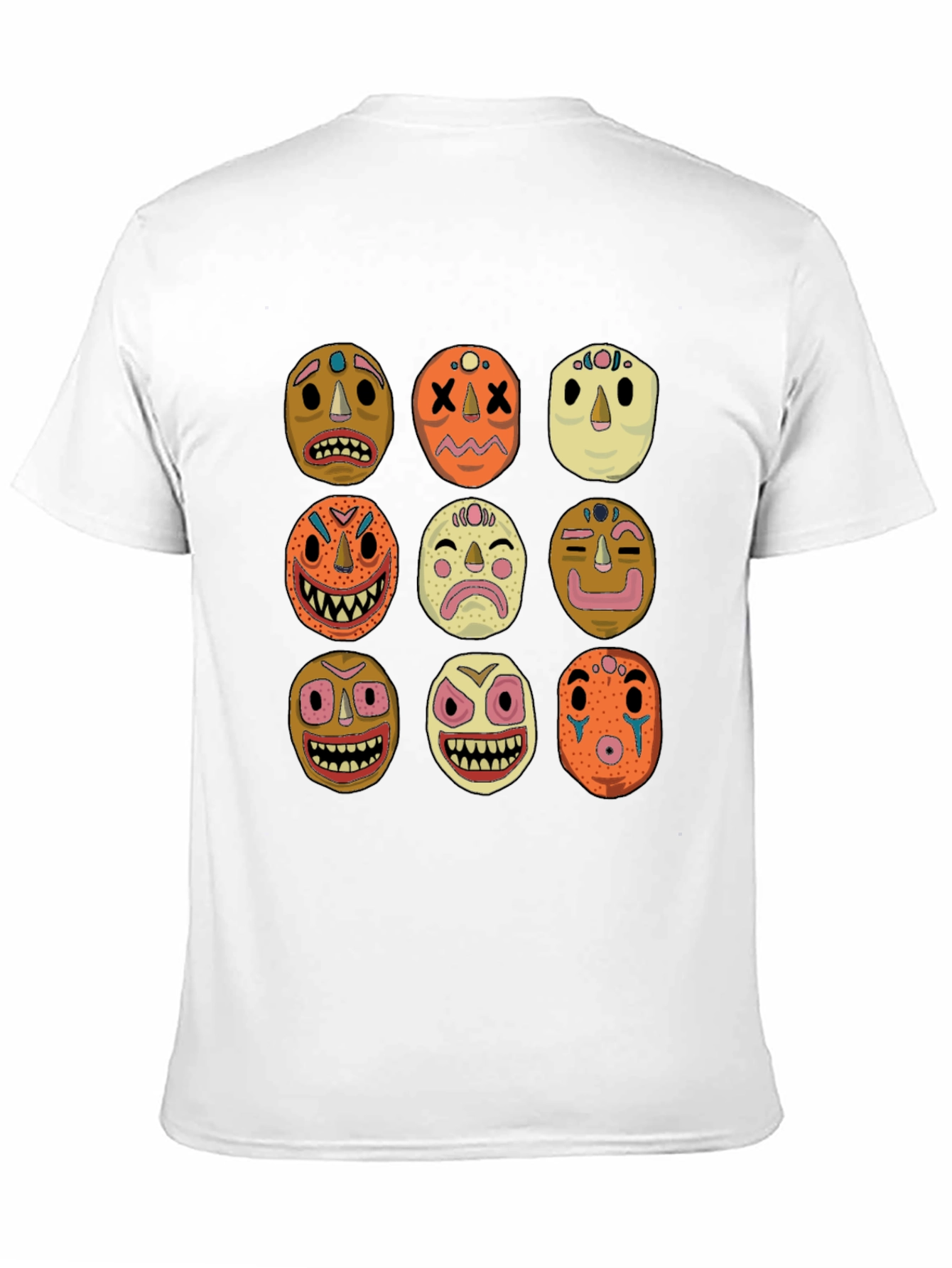 Black Masks Graphic Tee - Unique Design! view 11