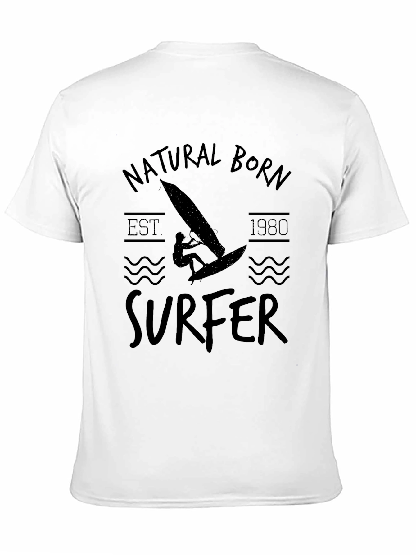 Black Natural Born Surfer Tee - Est. 1980 view 11