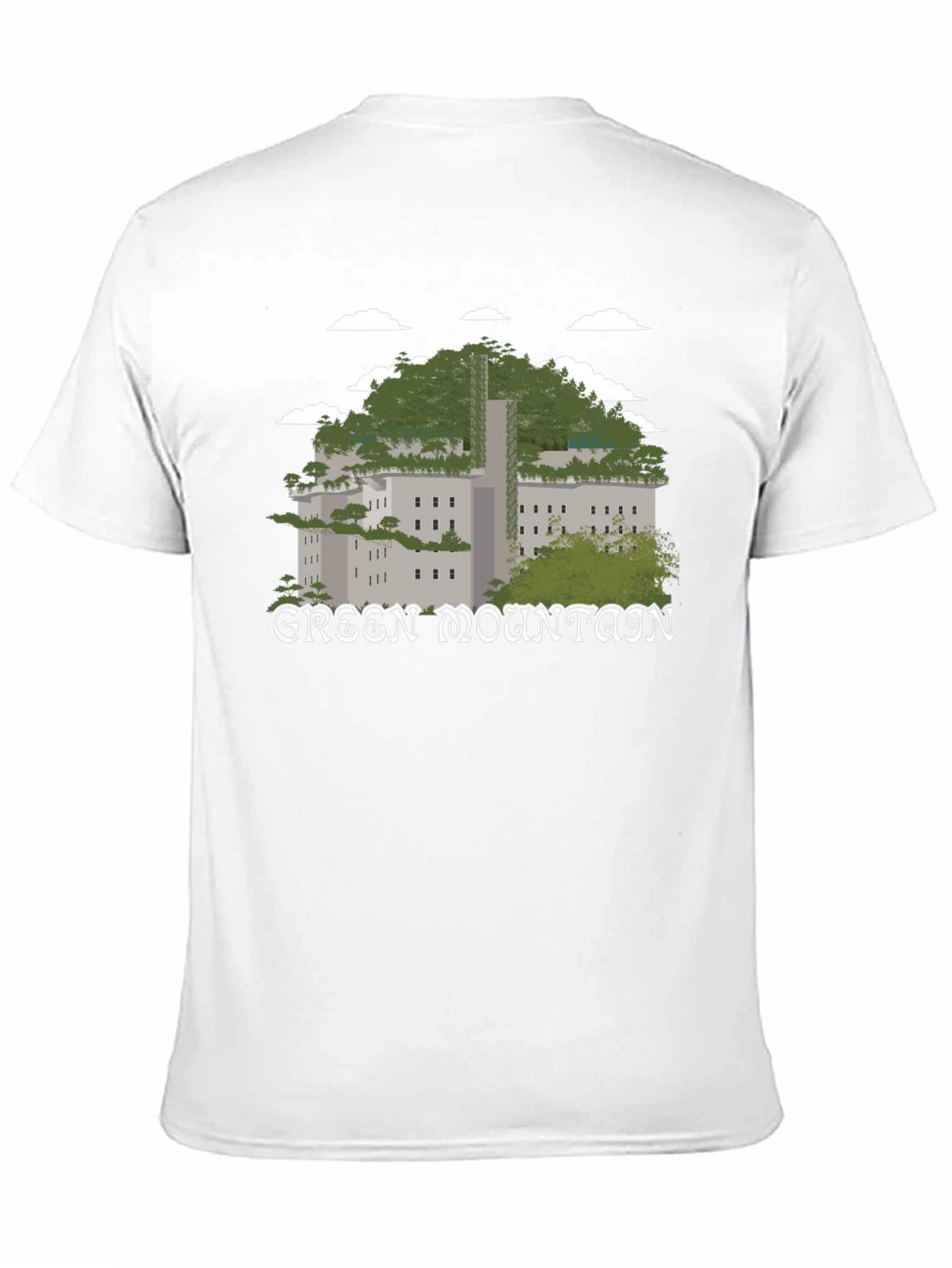 Black Green Mountain Graphic T-Shirt - Nature Inspired Tee view 11