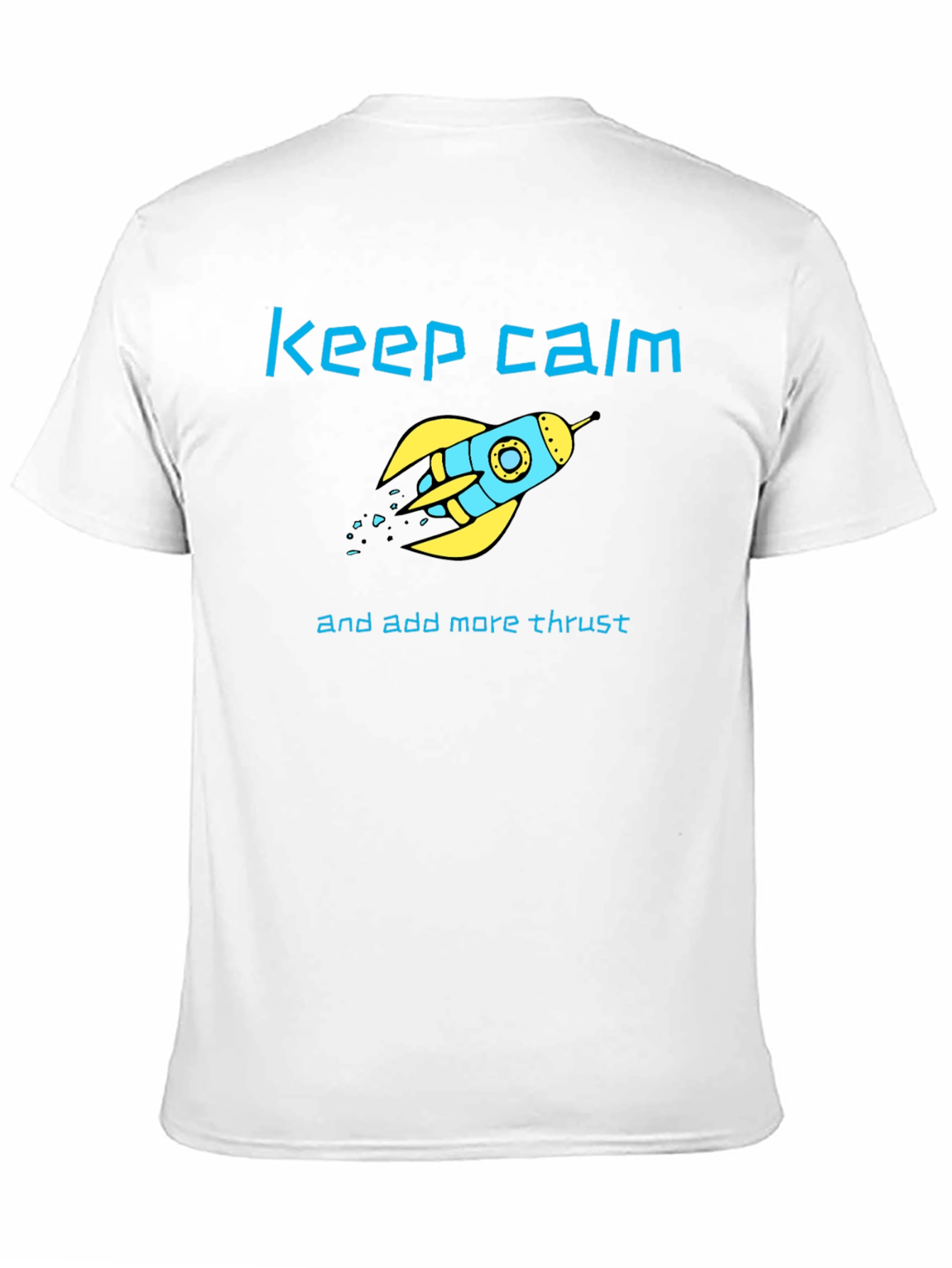 Black Keep Calm Rocket T-Shirt view 11