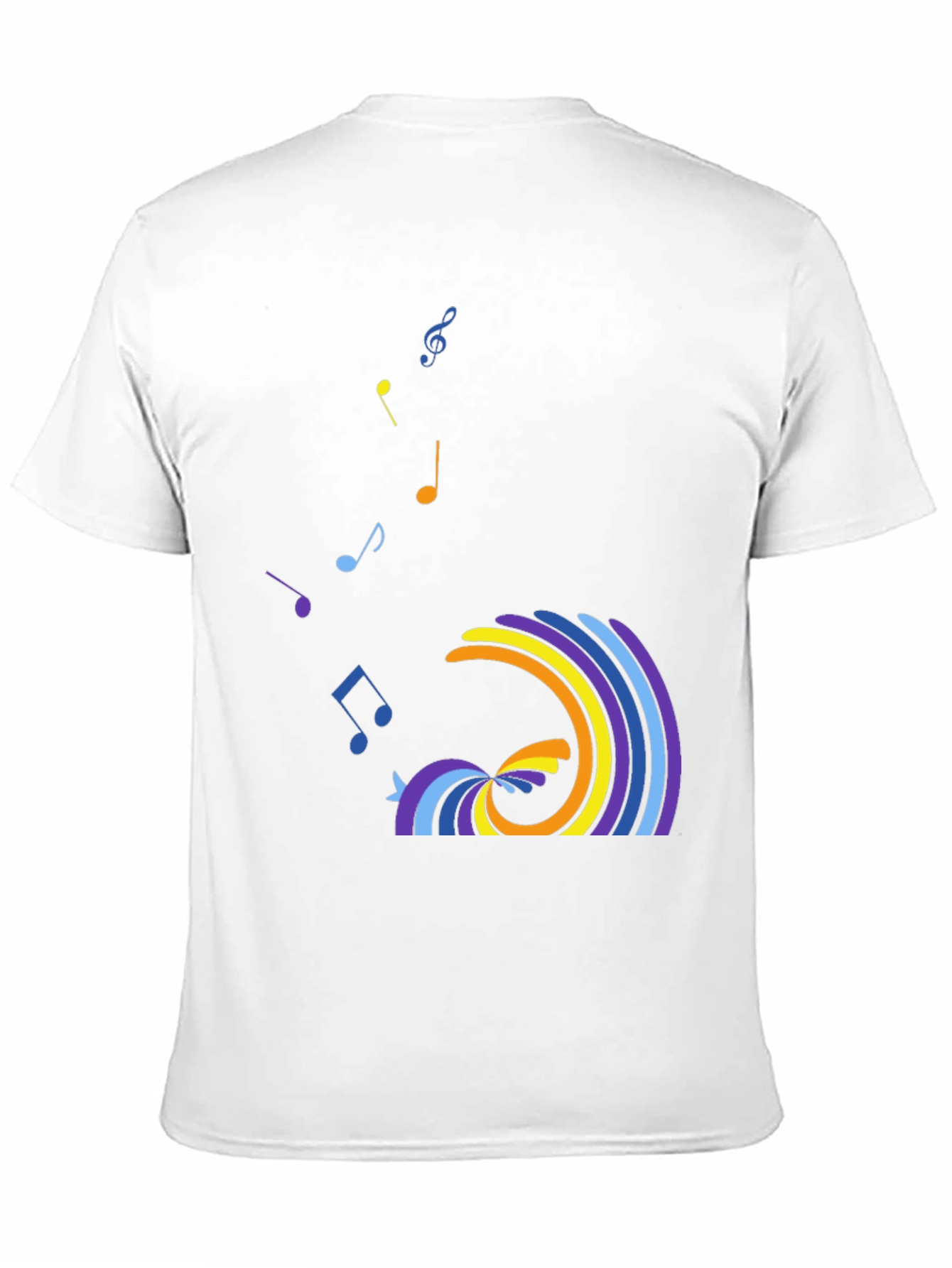 Black Musical Wave Graphic Tee view 11