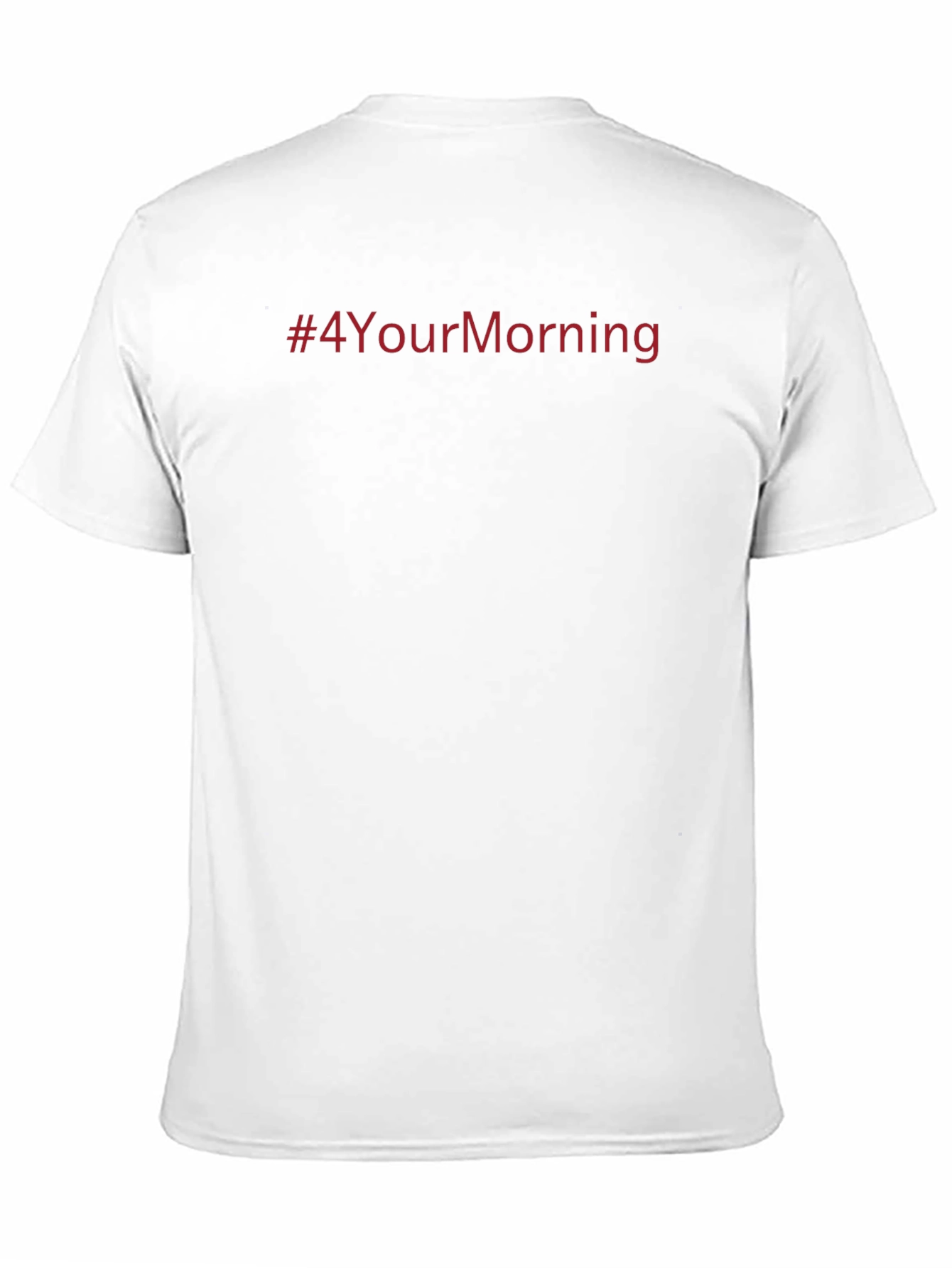Black #4YourMorning Crewneck T-Shirt view 11