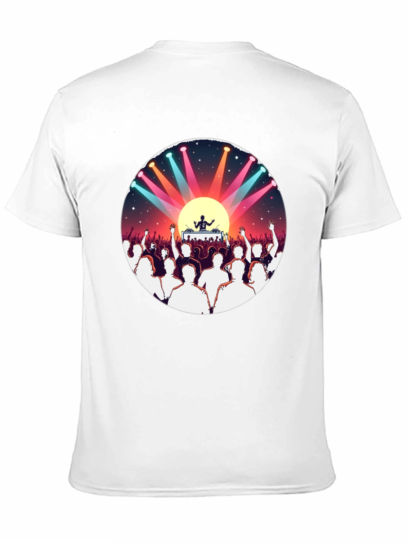 Black DJ Party Graphic T-Shirt view 11