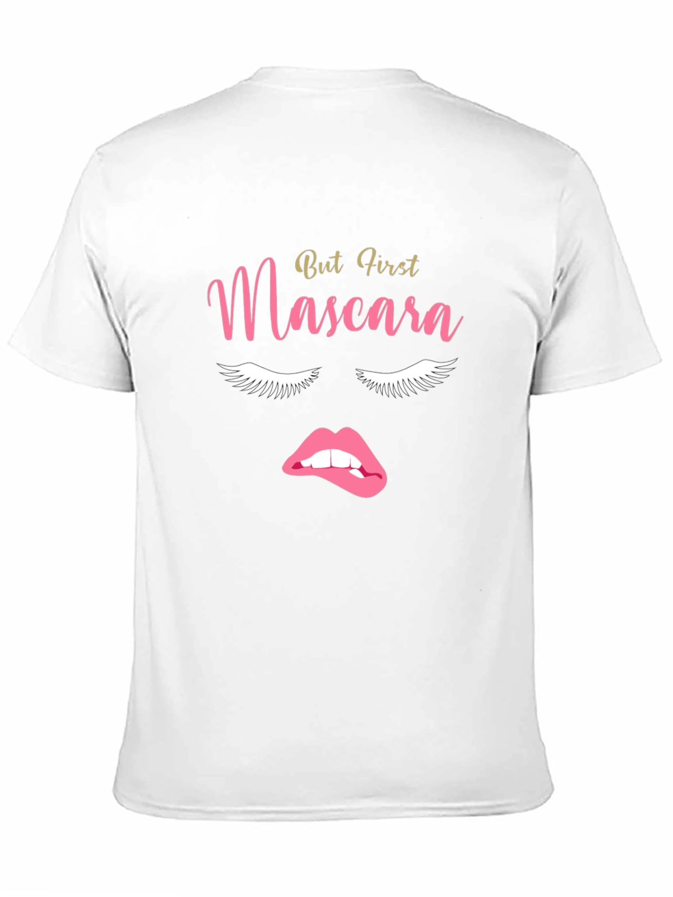 Black But First Mascara Graphic Tee - Trendy Fashion T-Shirt view 11