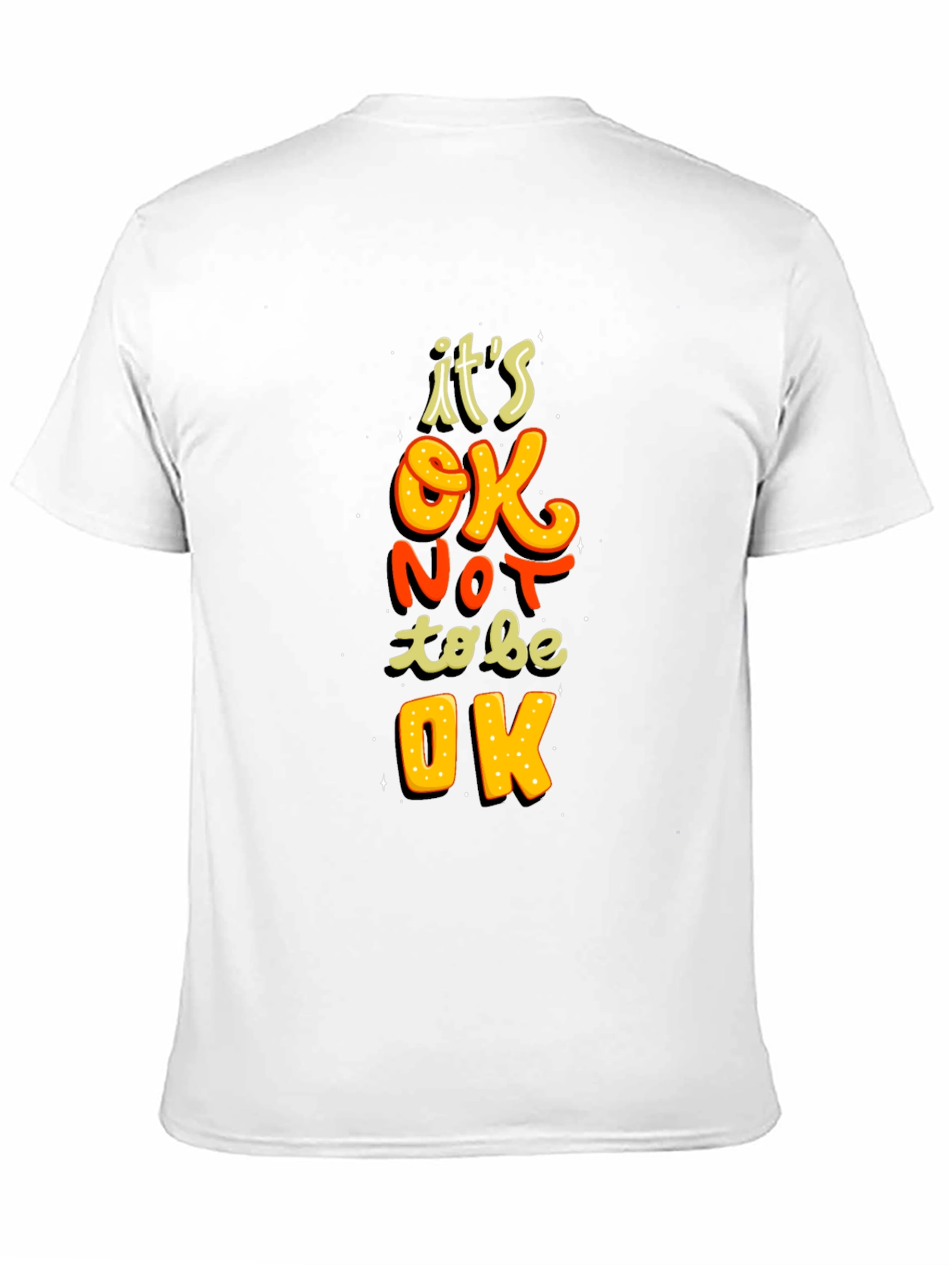 Black It's OK to Not Be OK Graphic Tee view 11