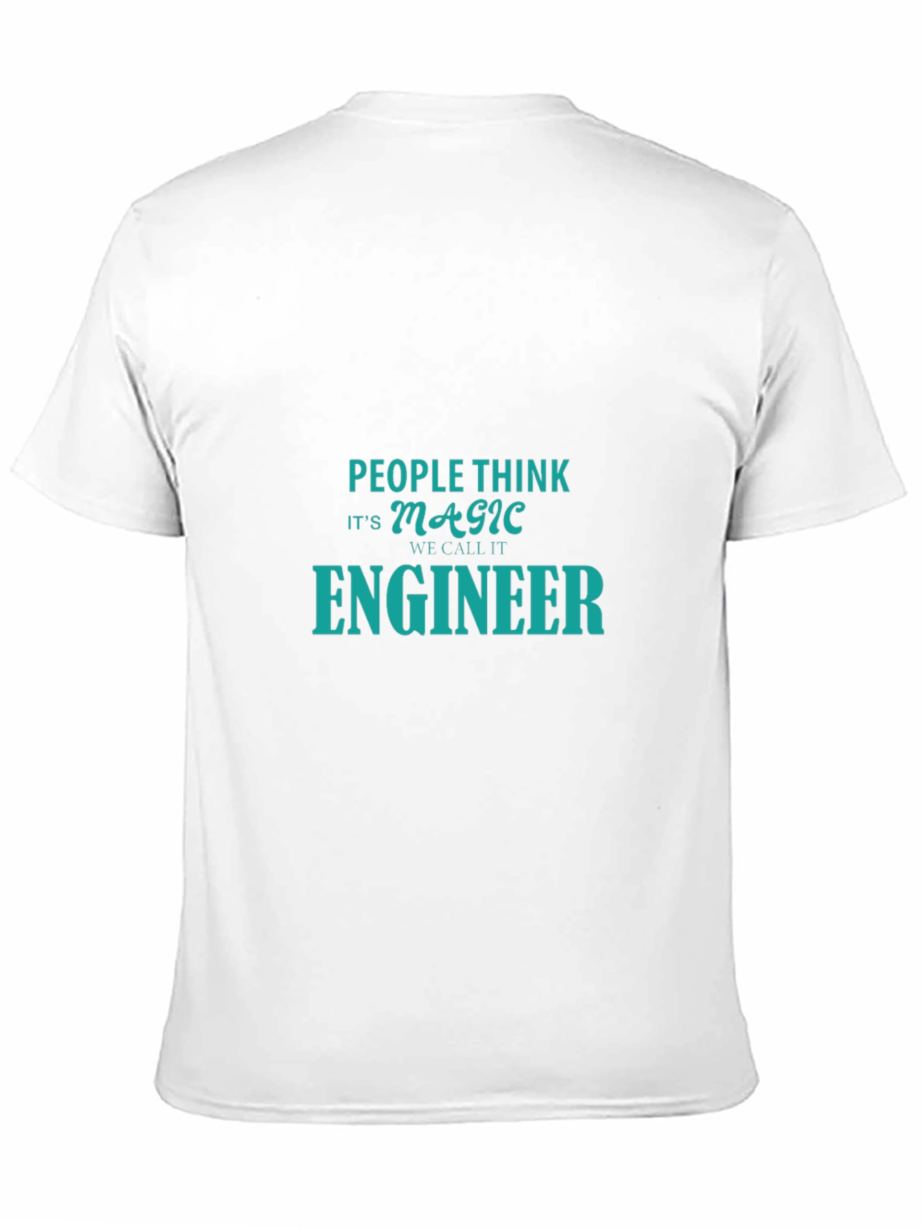 Black Engineer Magic Funny T-Shirt view 11