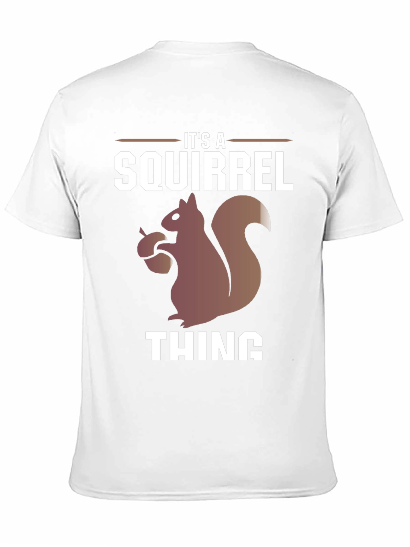 Black It's A Squirrel Thing Graphic Tee view 11