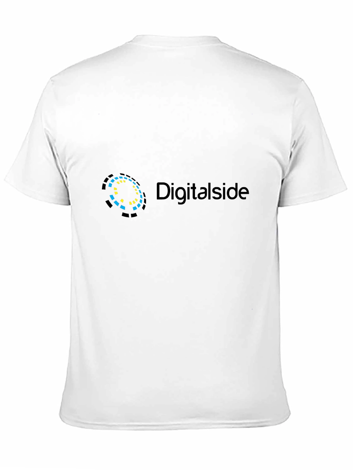 Black Digital Side Black T-Shirt view 11