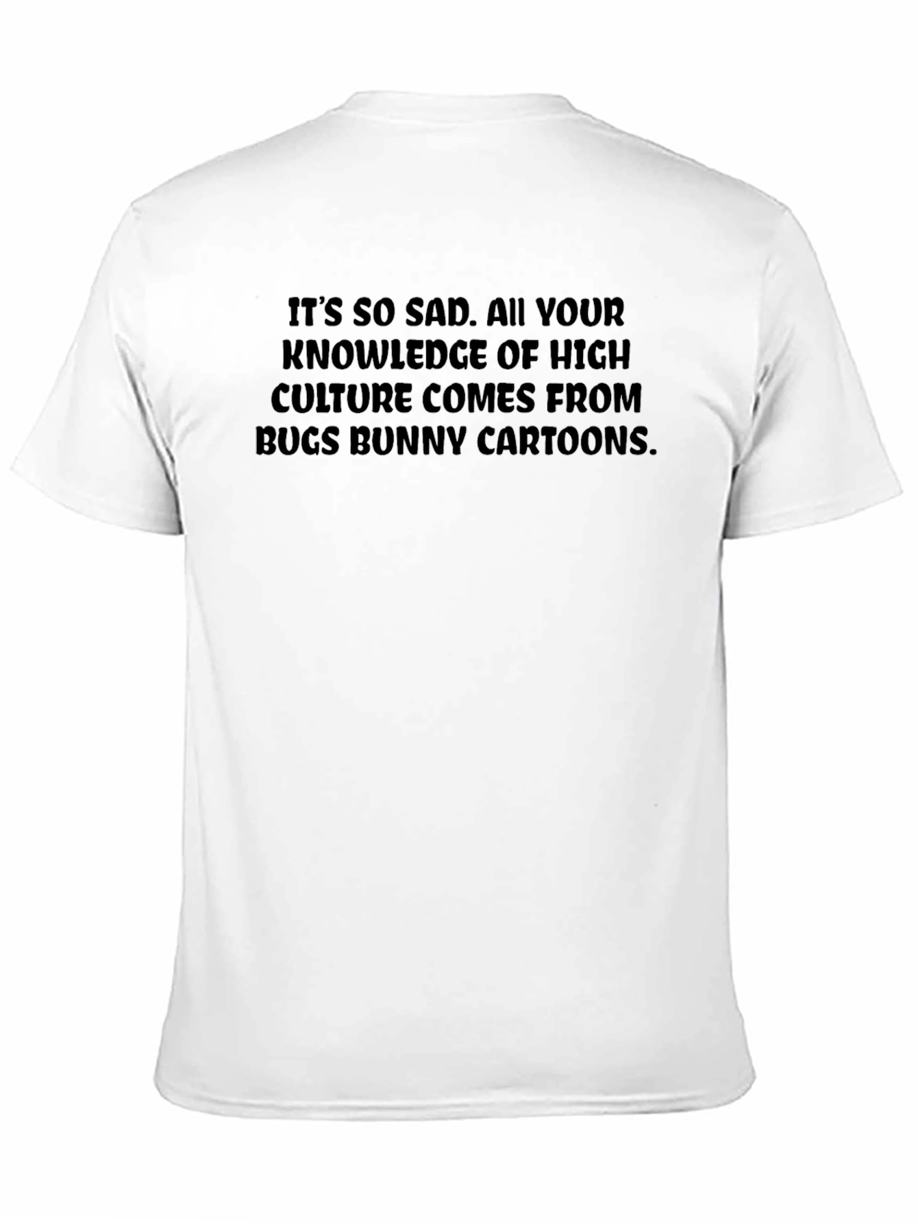 Black Bugs Bunny High Culture Graphic T-Shirt view 11