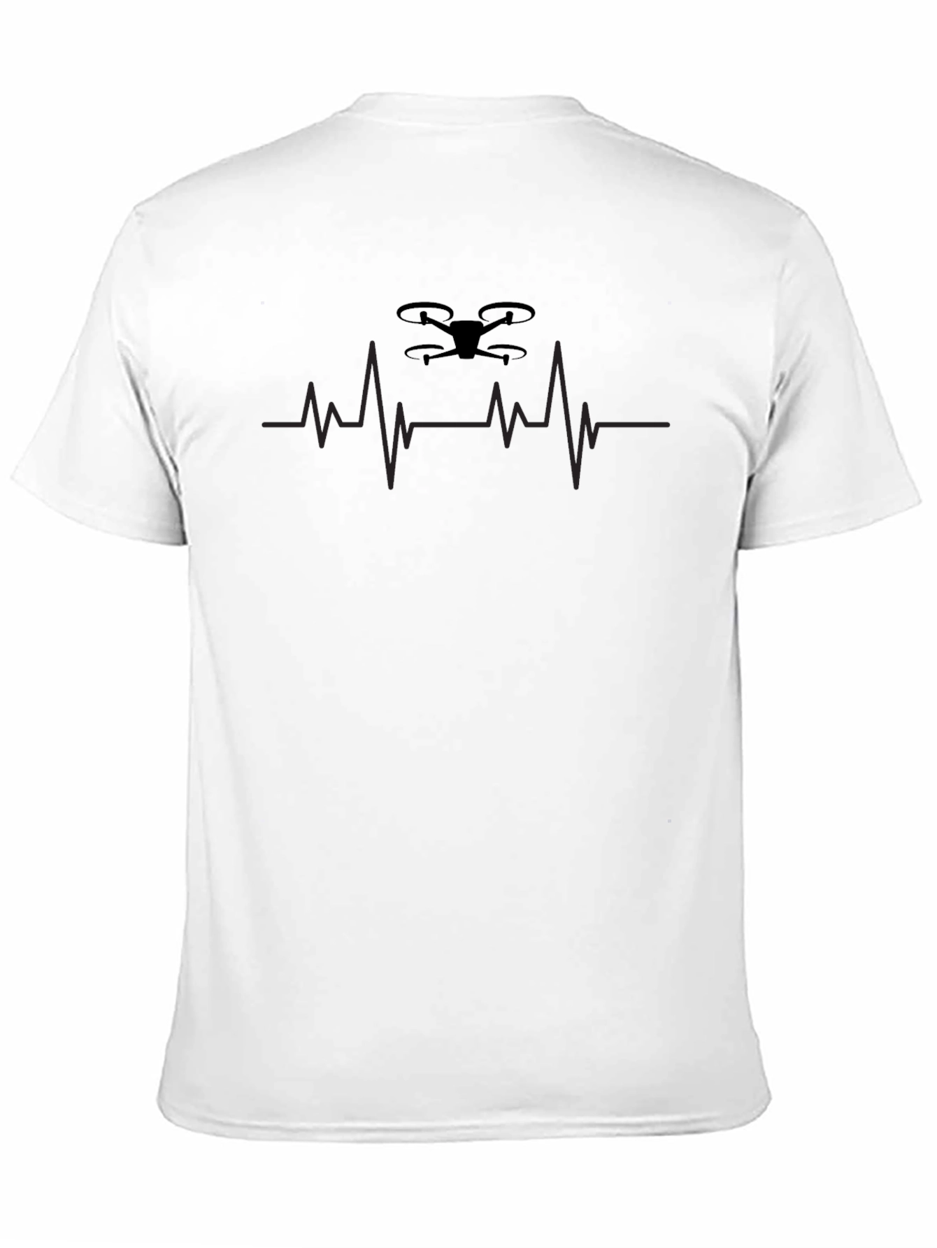 Drone Heartbeat Graphic Tee - Fly High! - 11